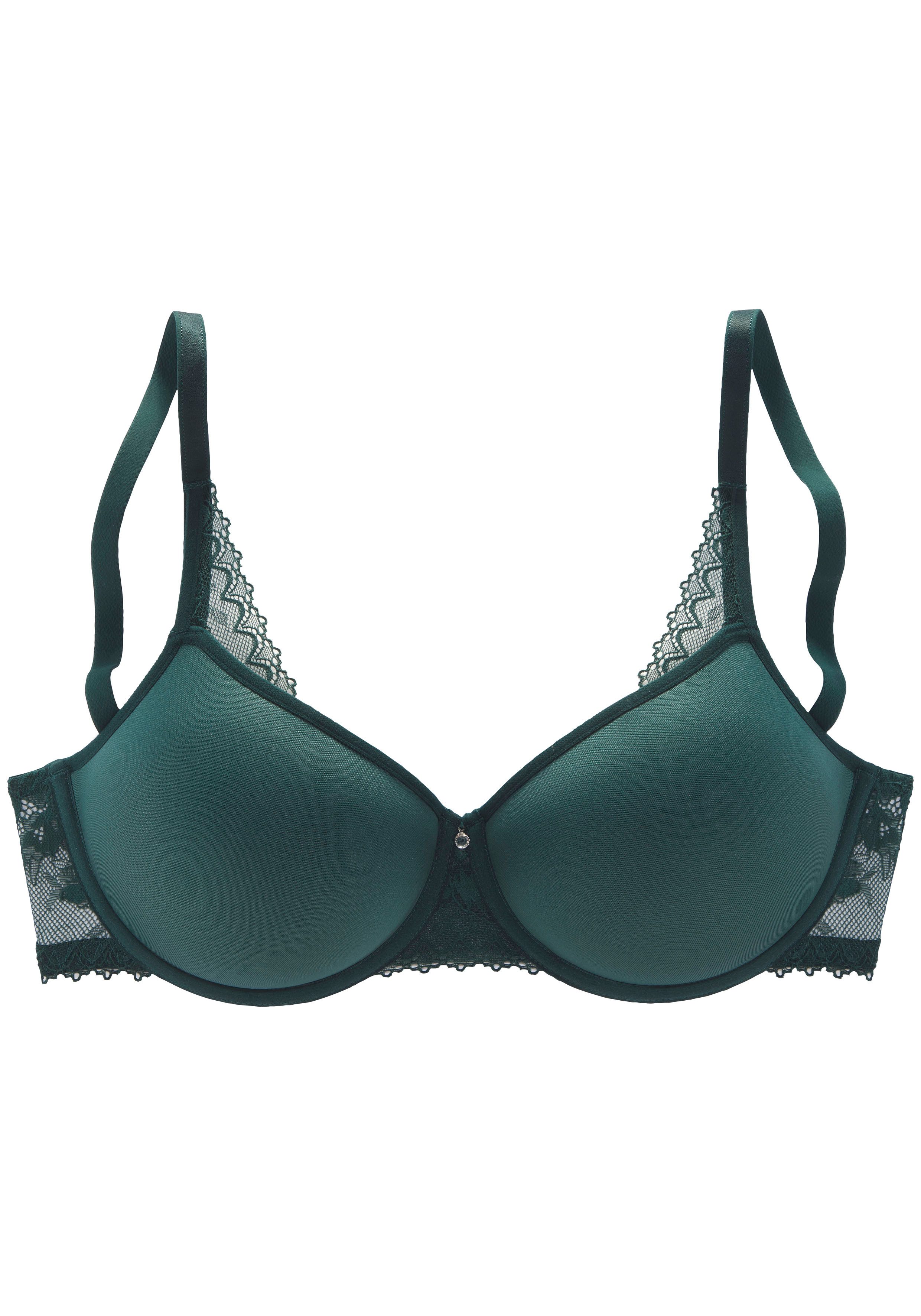 Lascana Minimizer-bh met spacer-schalen en beugels, basic lingerie minimizer bh's maat 95 F groen