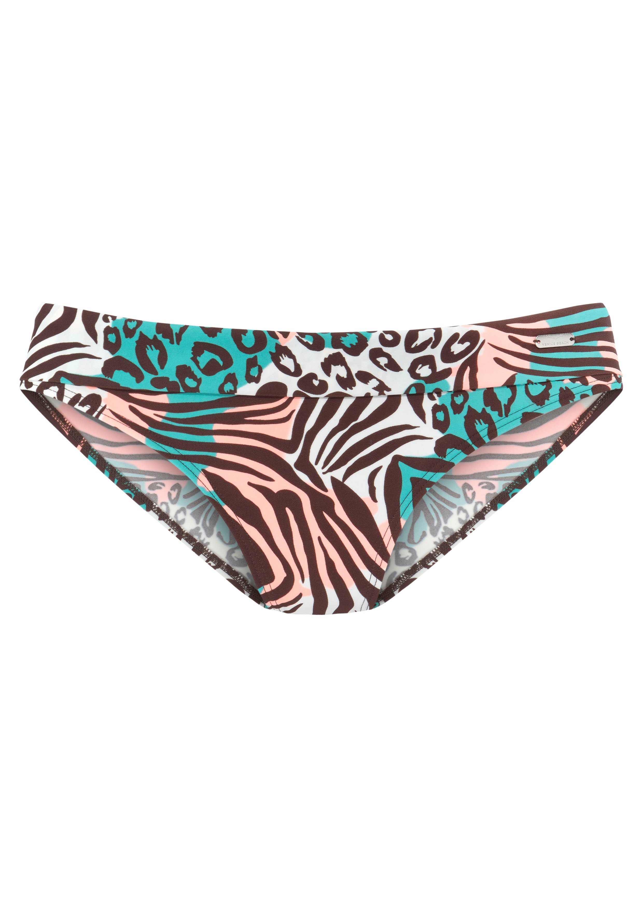 venice beach bikinibroekje maia met omslagband multicolor
