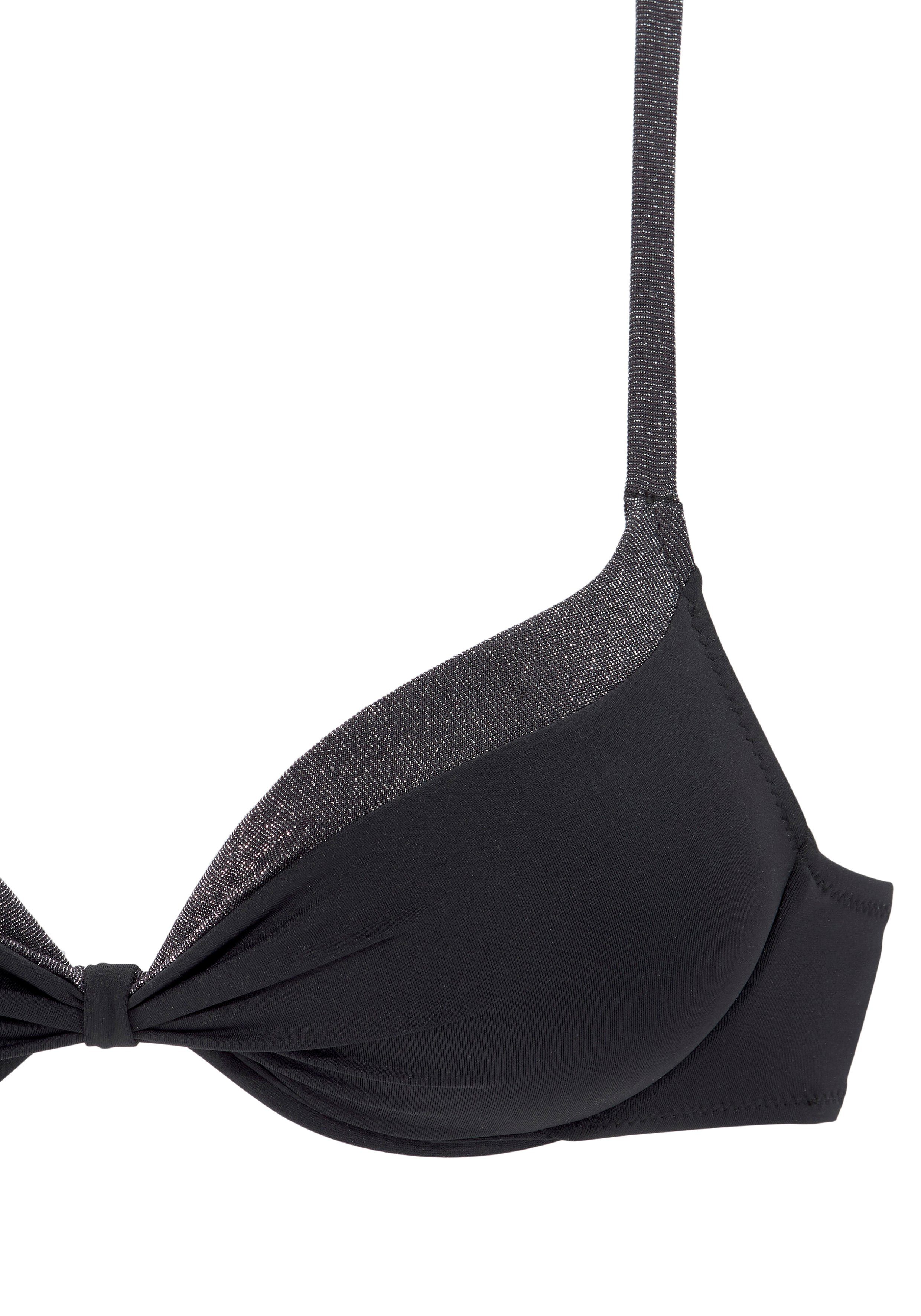 Jette Joop Push-upbikini met glinsterende inzetten
