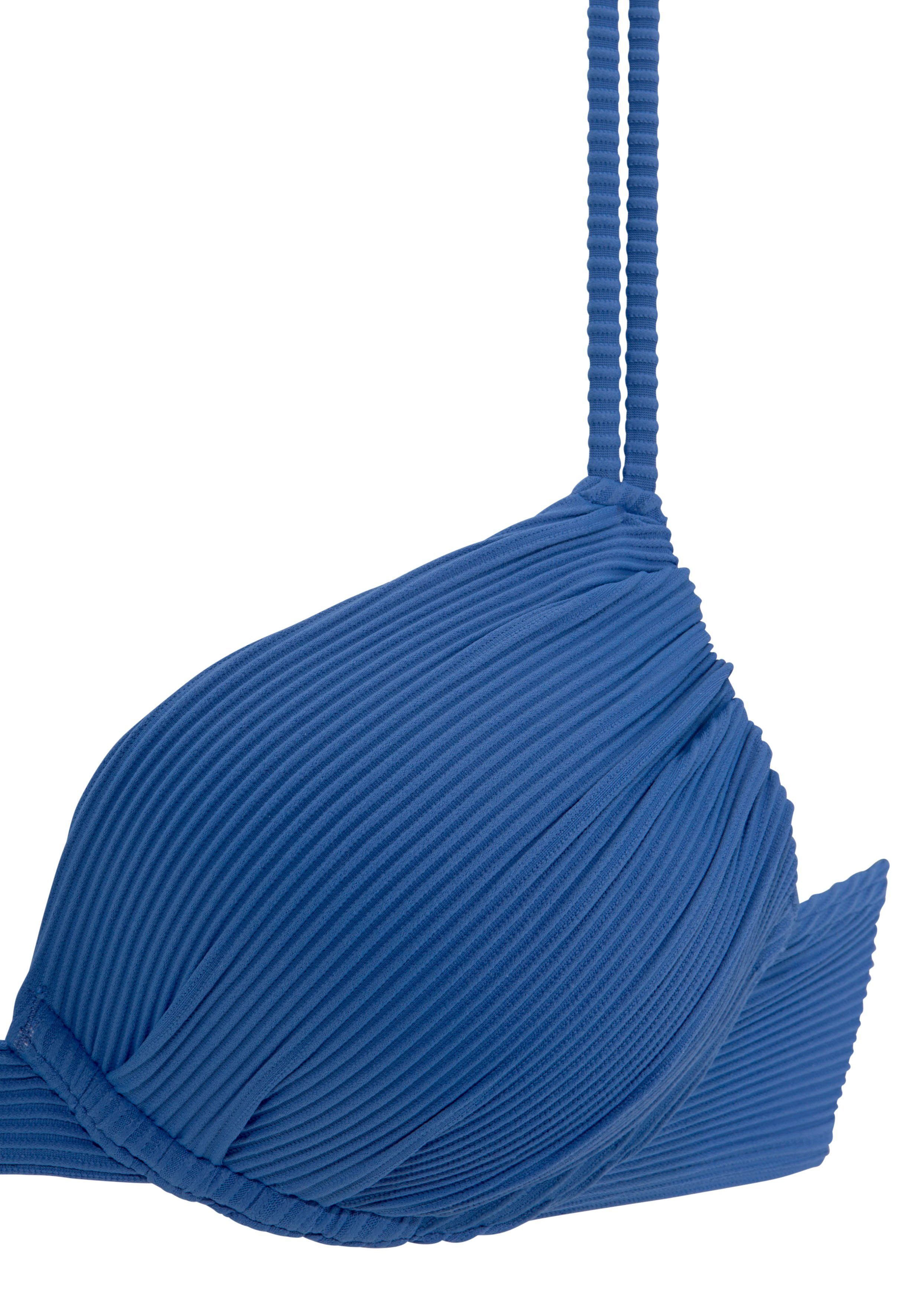 Sunseeker Push-upbikinitop Fancy van elegante structuurstof