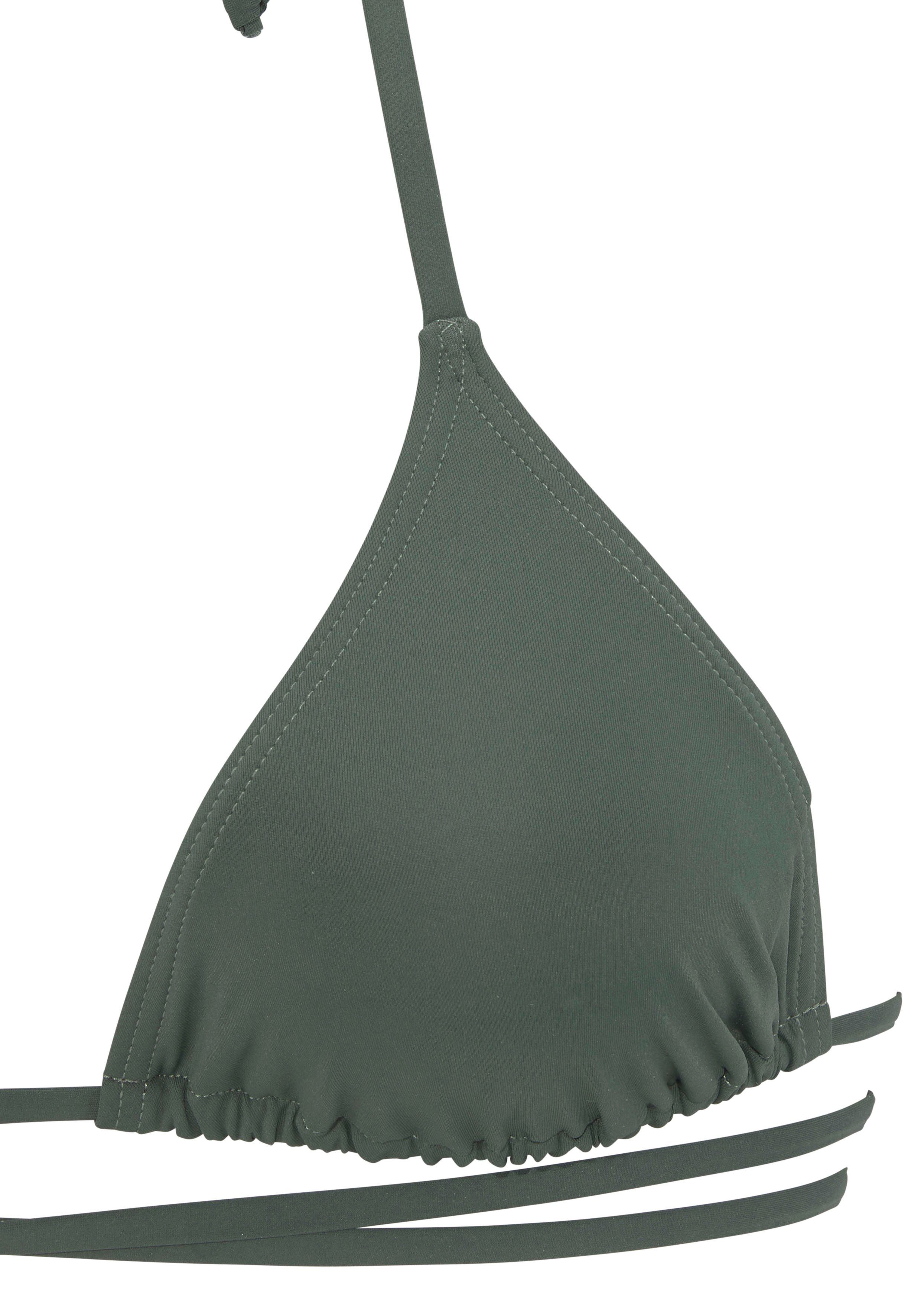 Bruno Banani Triangelbikini unikleur met lange bindstrik