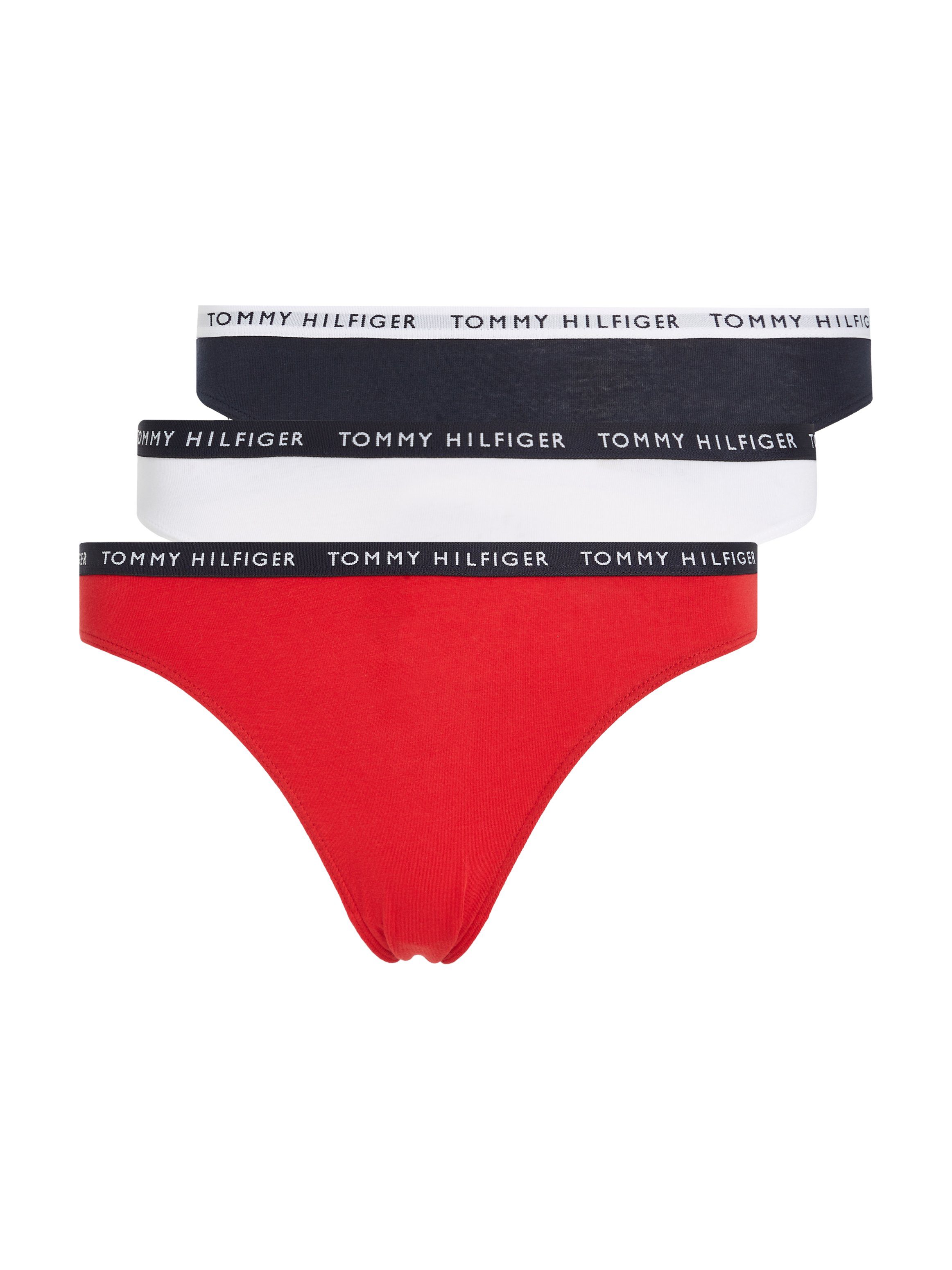 Tommy Hilfiger Underwear Bikinibroekje met smalle logoboord (3 stuks)