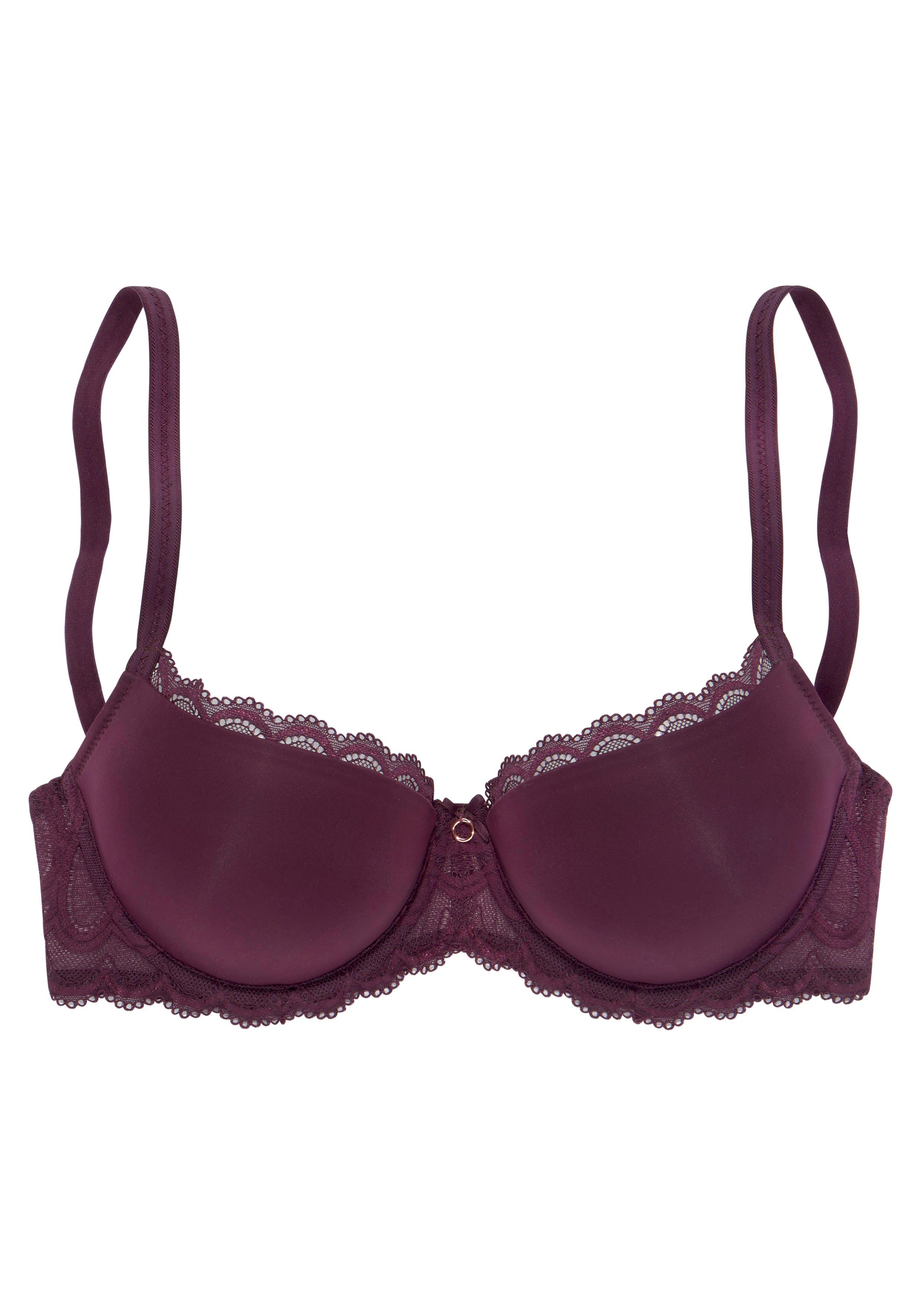 Lascana Bh met steuncups Evita met fijne kanten rand, dessous