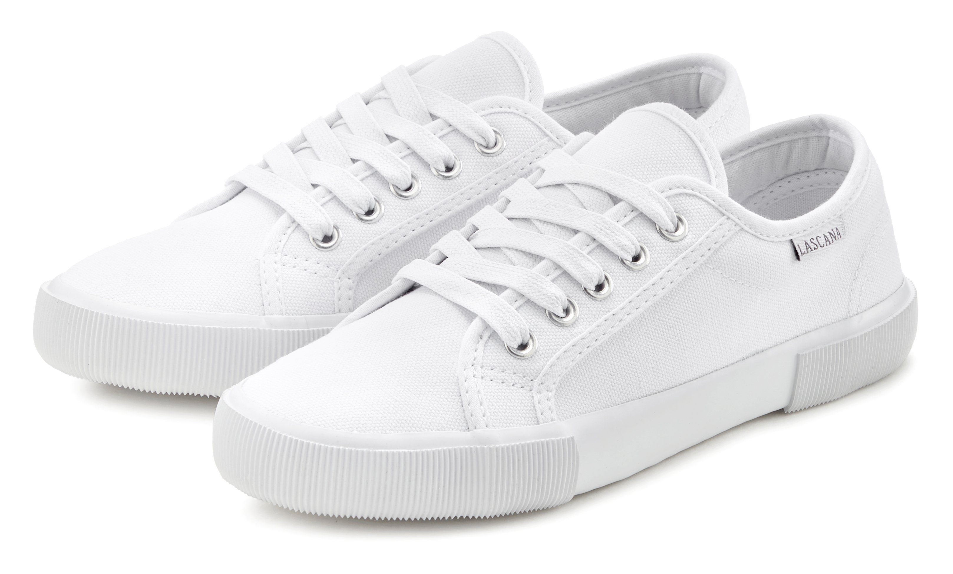 LASCANA sneakers van textiel