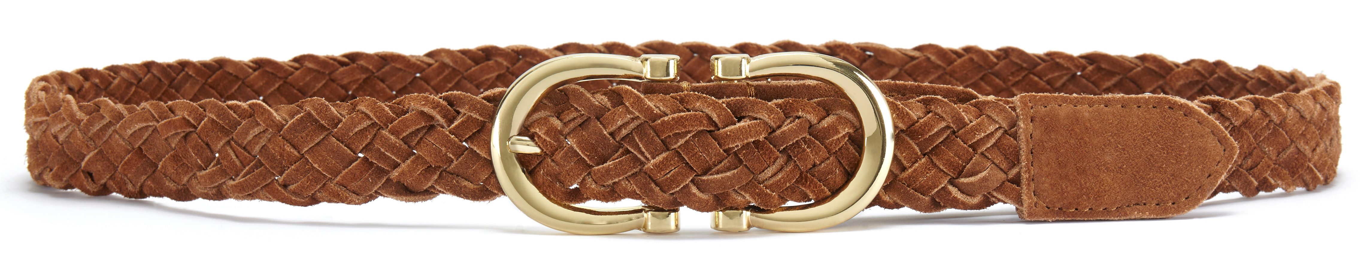 Lascana Heupriem Leren riem Vlechtriem, riem van leer, voor jeans & jurken, broekriem