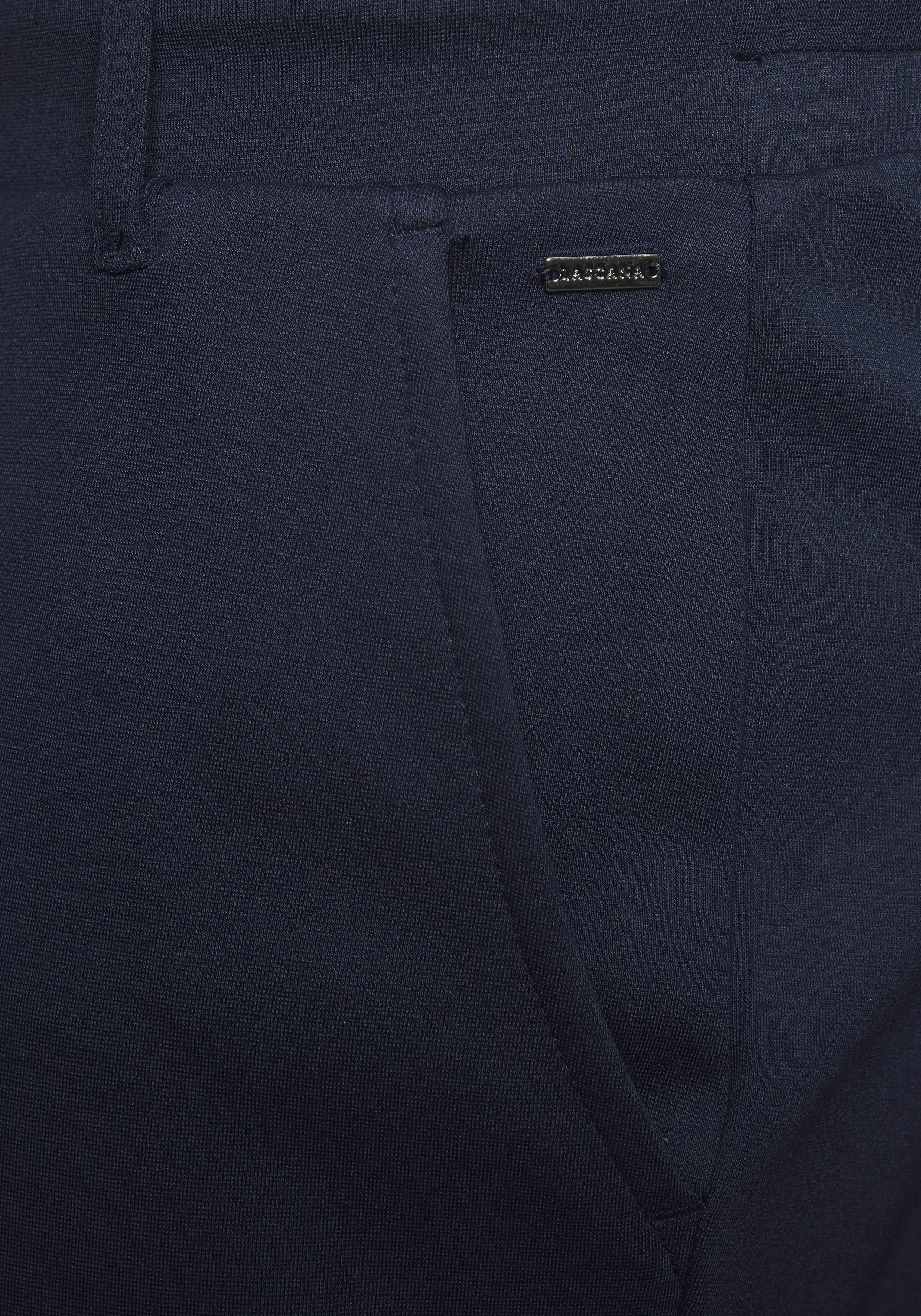 Lascana Jogpants met elastische tailleband en riemlussen, loungewear (1-delig)