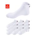 fila korte sokken met klassiek logo (9 paar) wit