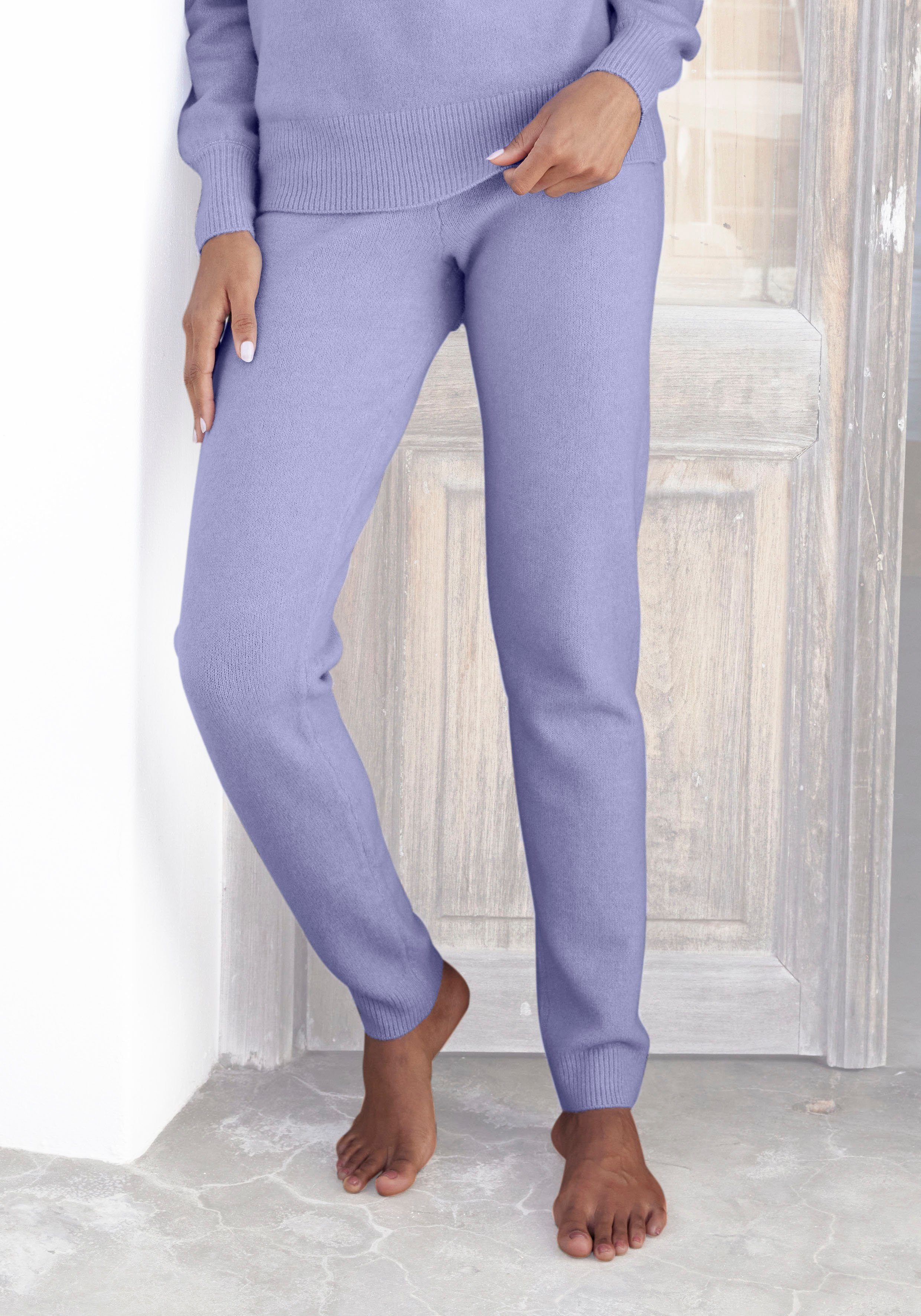 Lascana Tricotbroek -Loungebroek van zacht breiwerk, loungewear