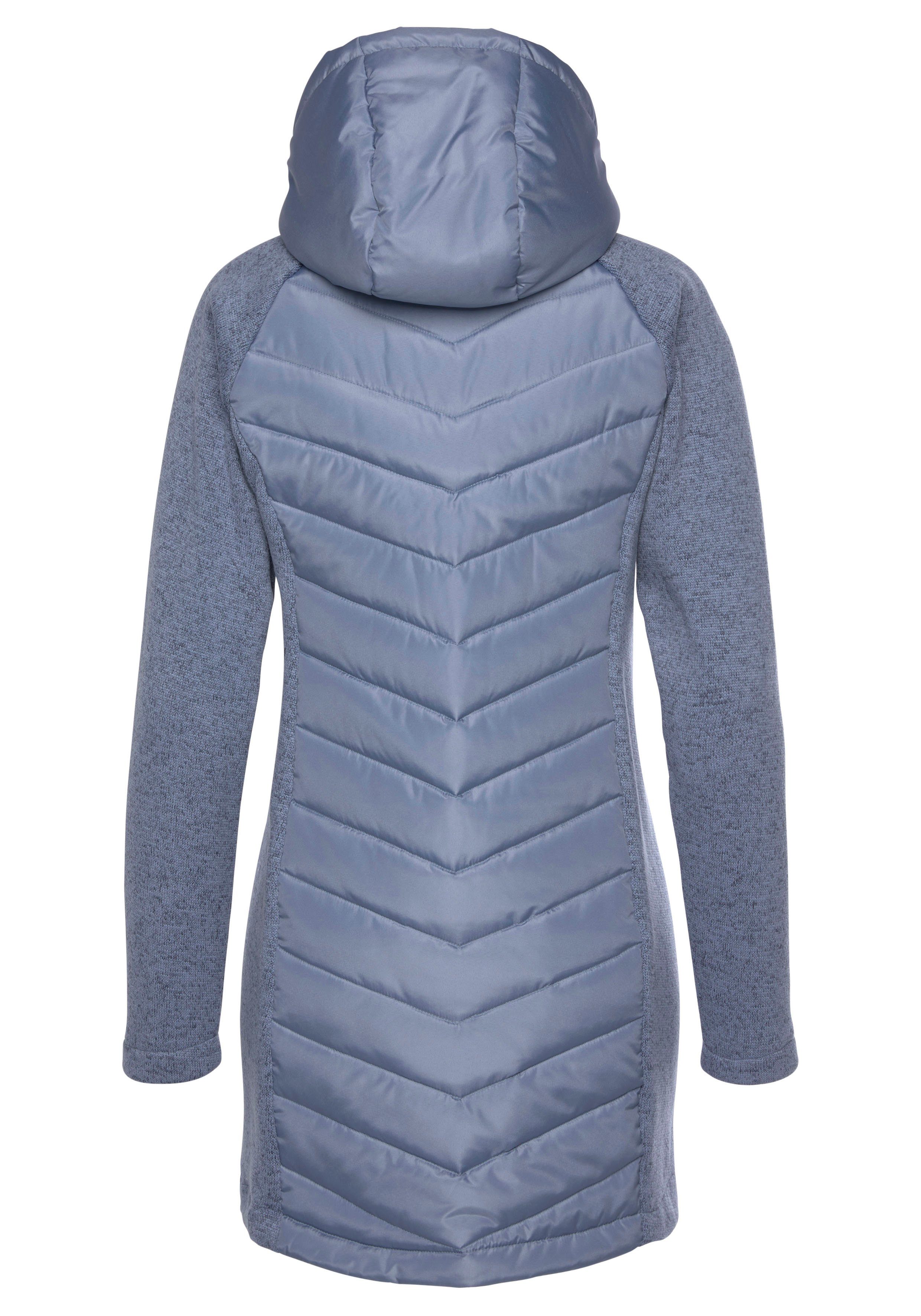 Vivance Gewatteerde jas met tricot-fleece-mouwen