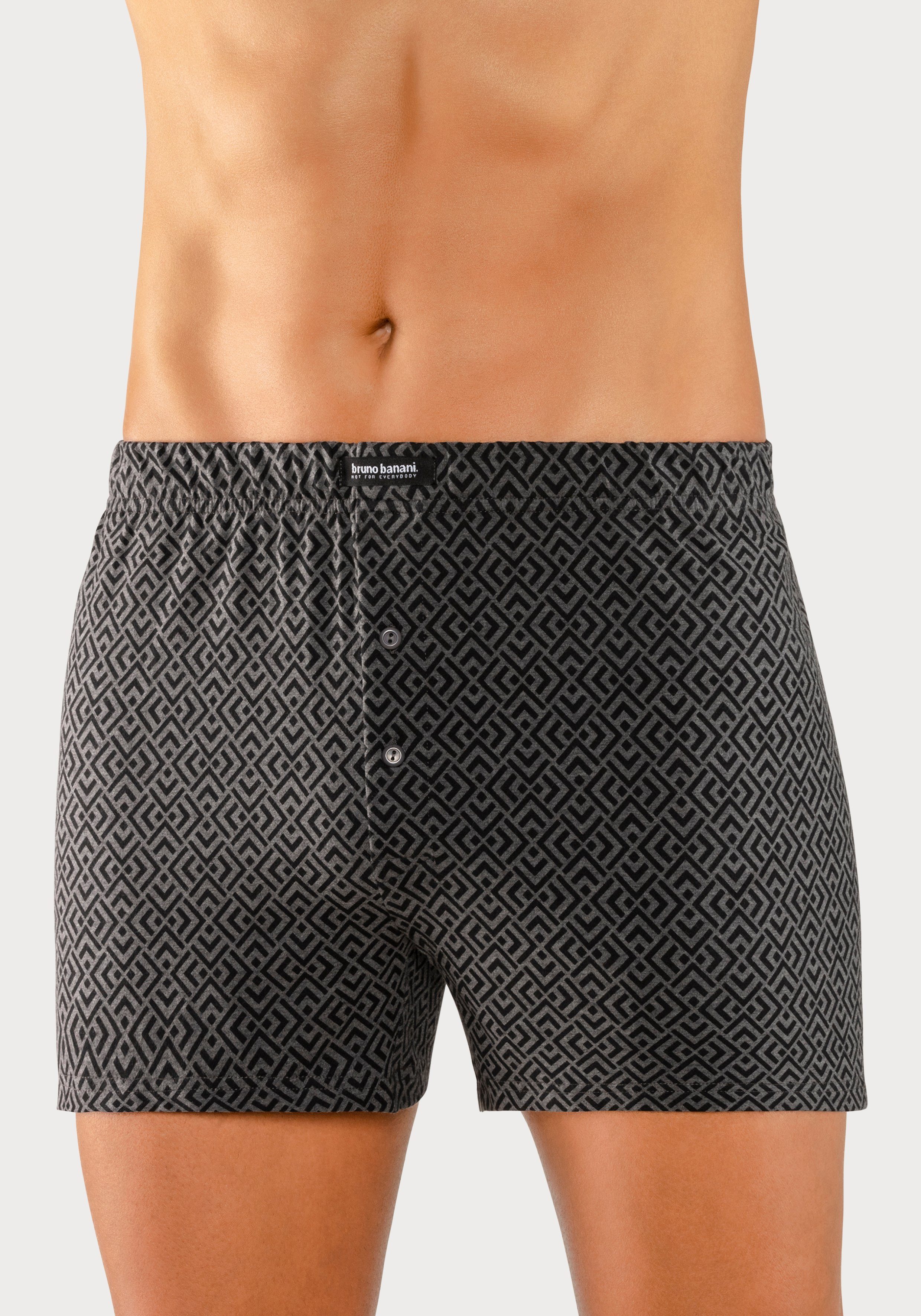 Bruno Banani Wijde boxershort wijde pasvorm (set, 2 stuks)