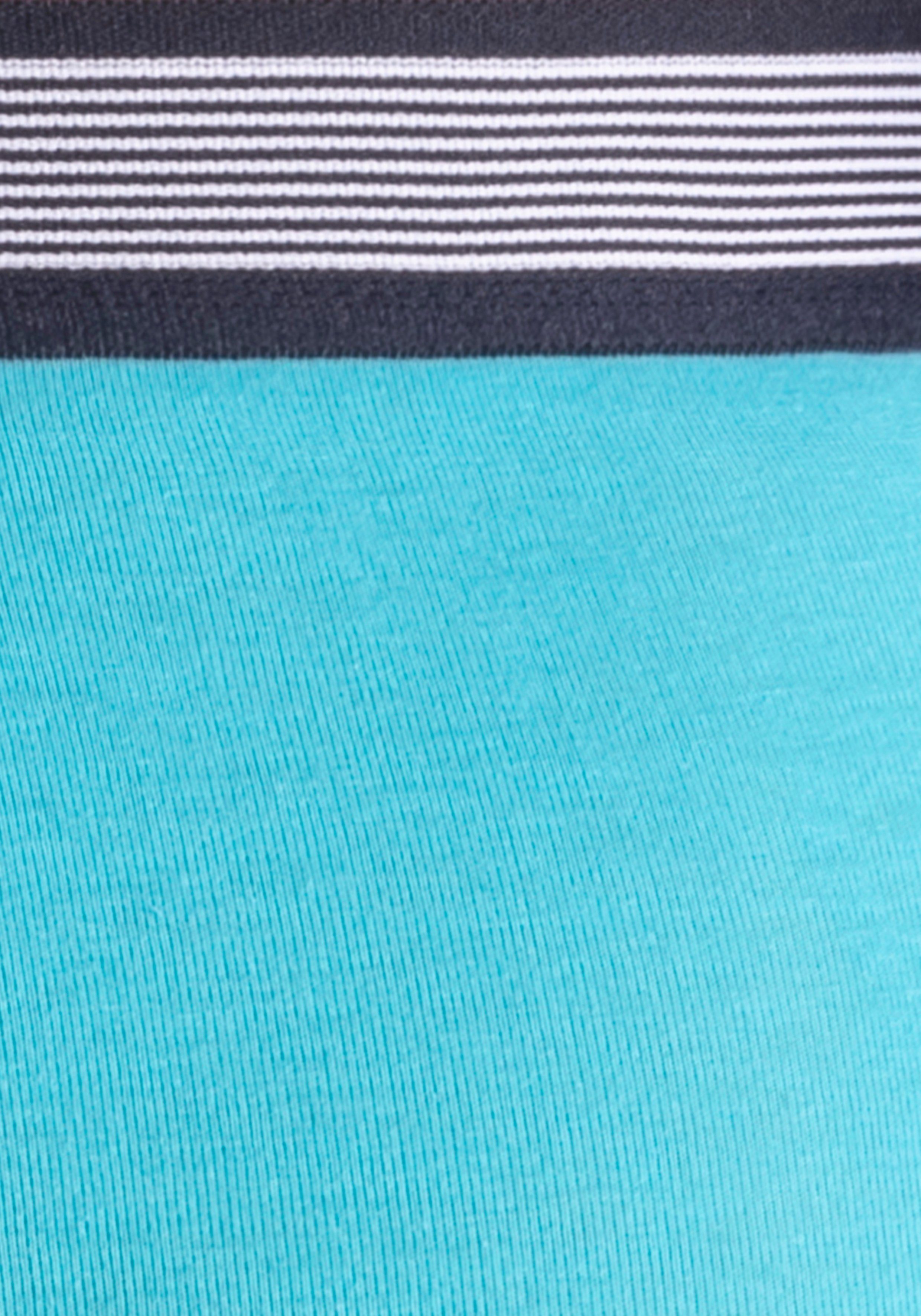 H.I.S Hipster strak zittende boxershorts van katoenmix (set, 4 stuks)