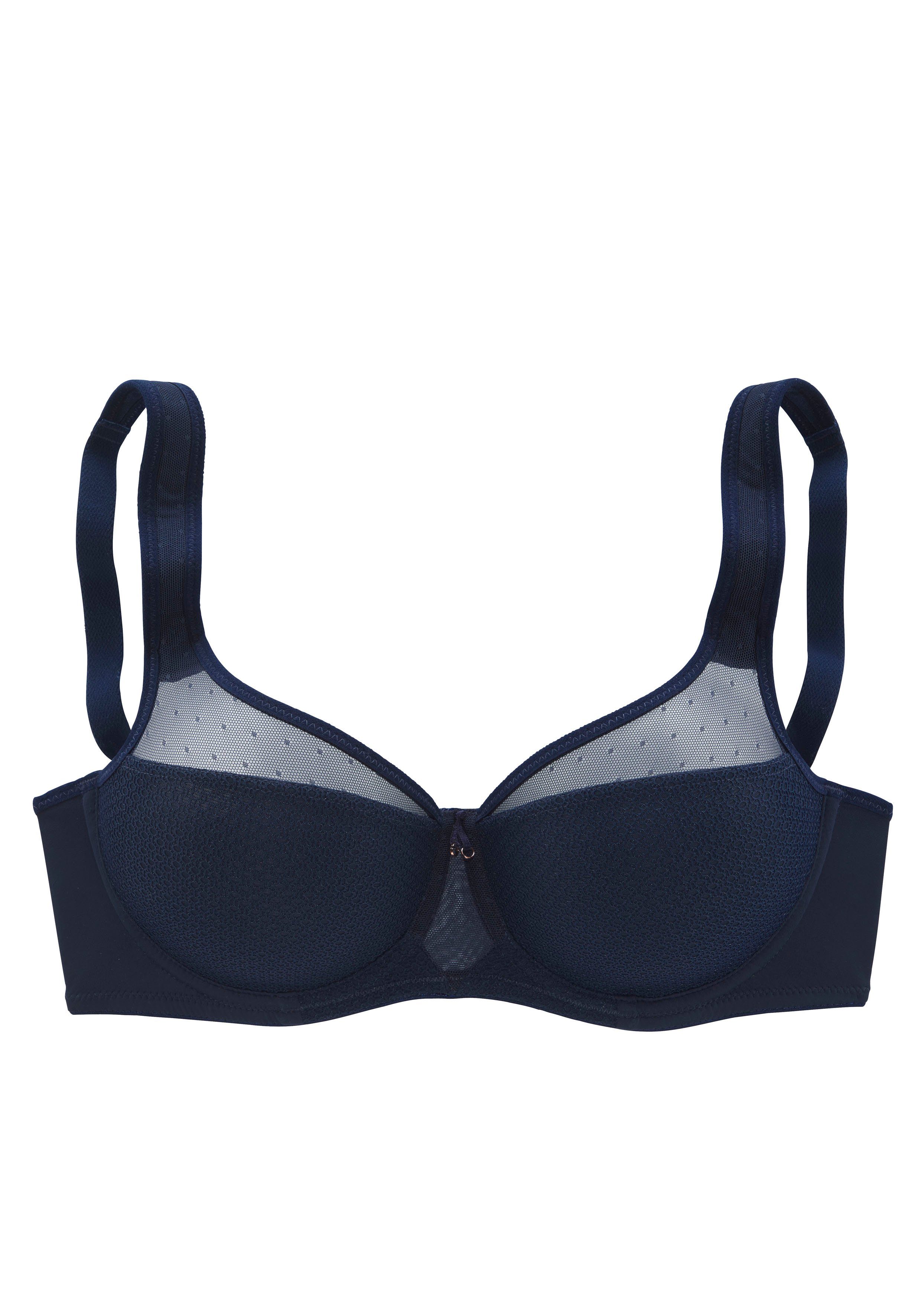 Nuance Minimizer-bh met beugel en transparante netinzetten in de bovenste cup