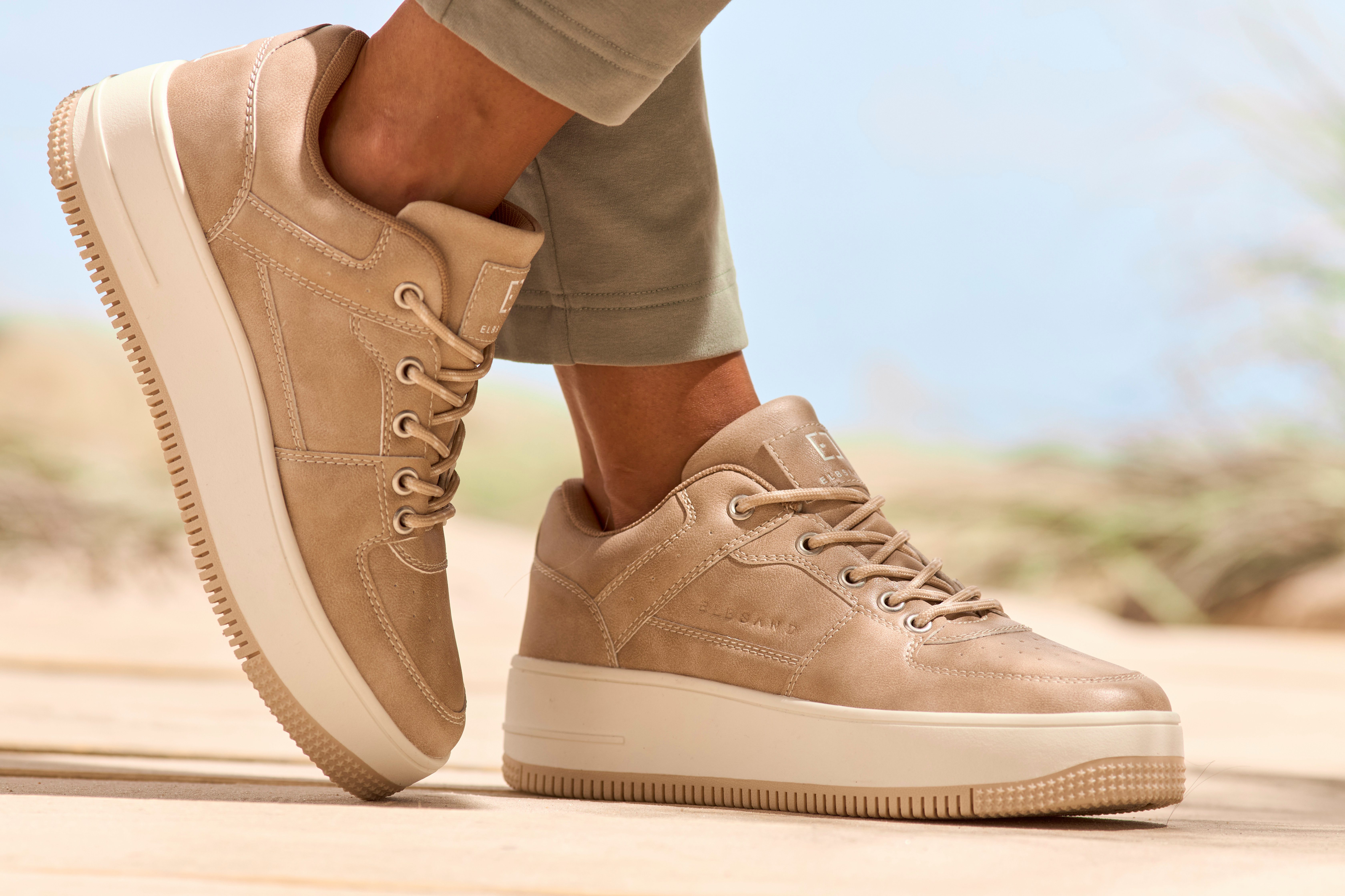 Elbsand Sneakers Veterschoen Vrijetijdsschoen, halfhoge schoen, veterschoen