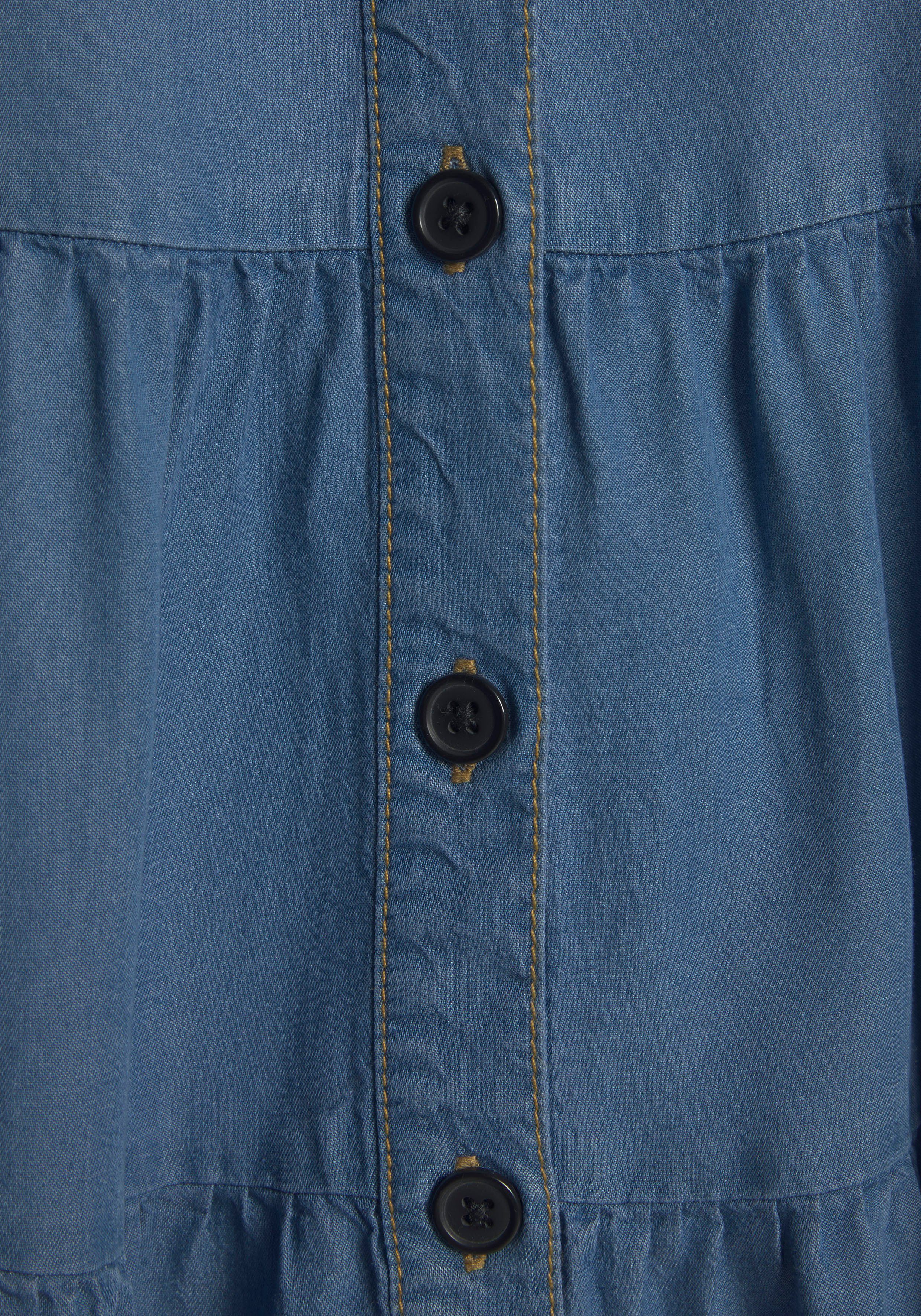 Lascana Jeans blouse met ruches