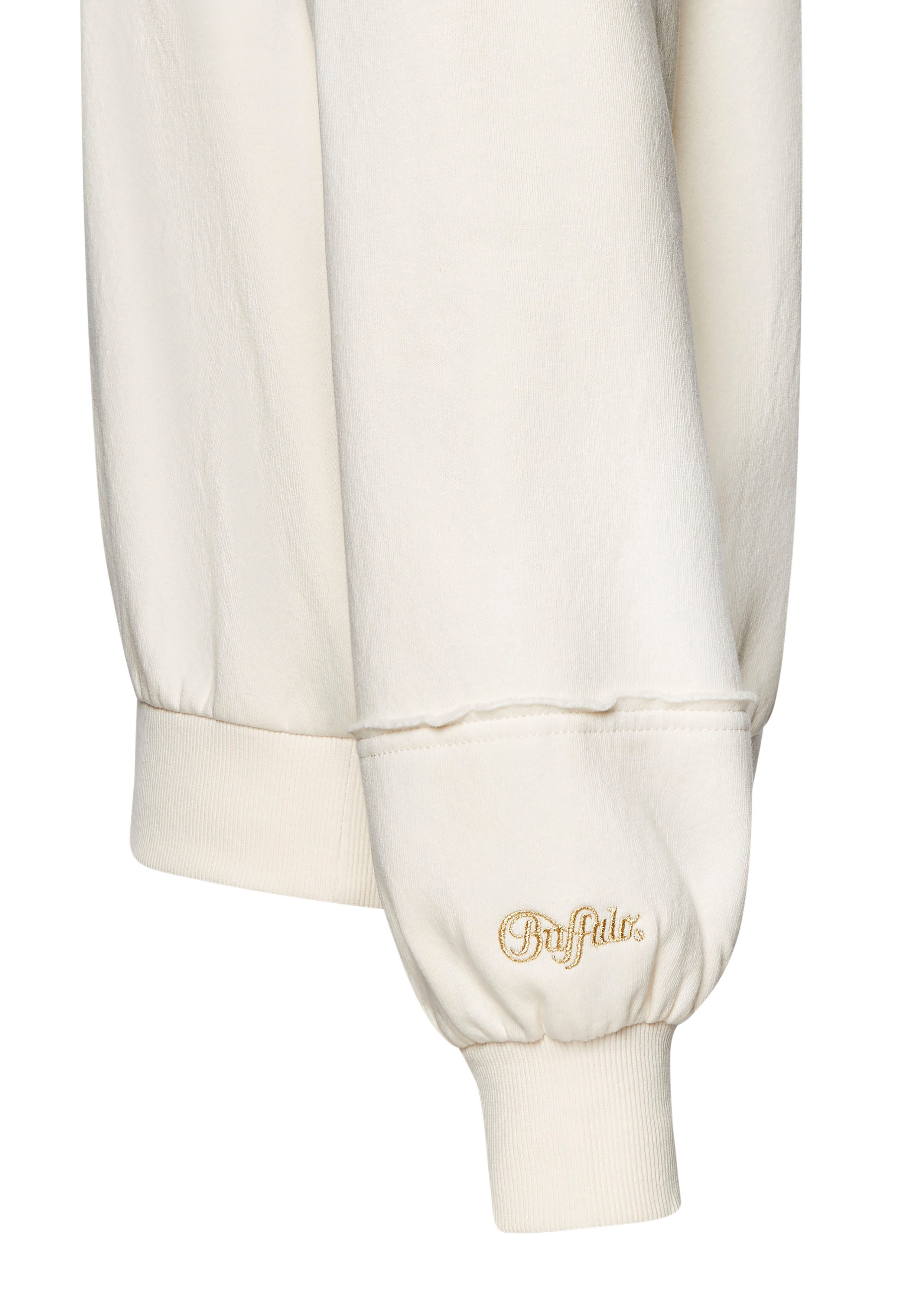 Buffalo Sweater met luxueus borduursel