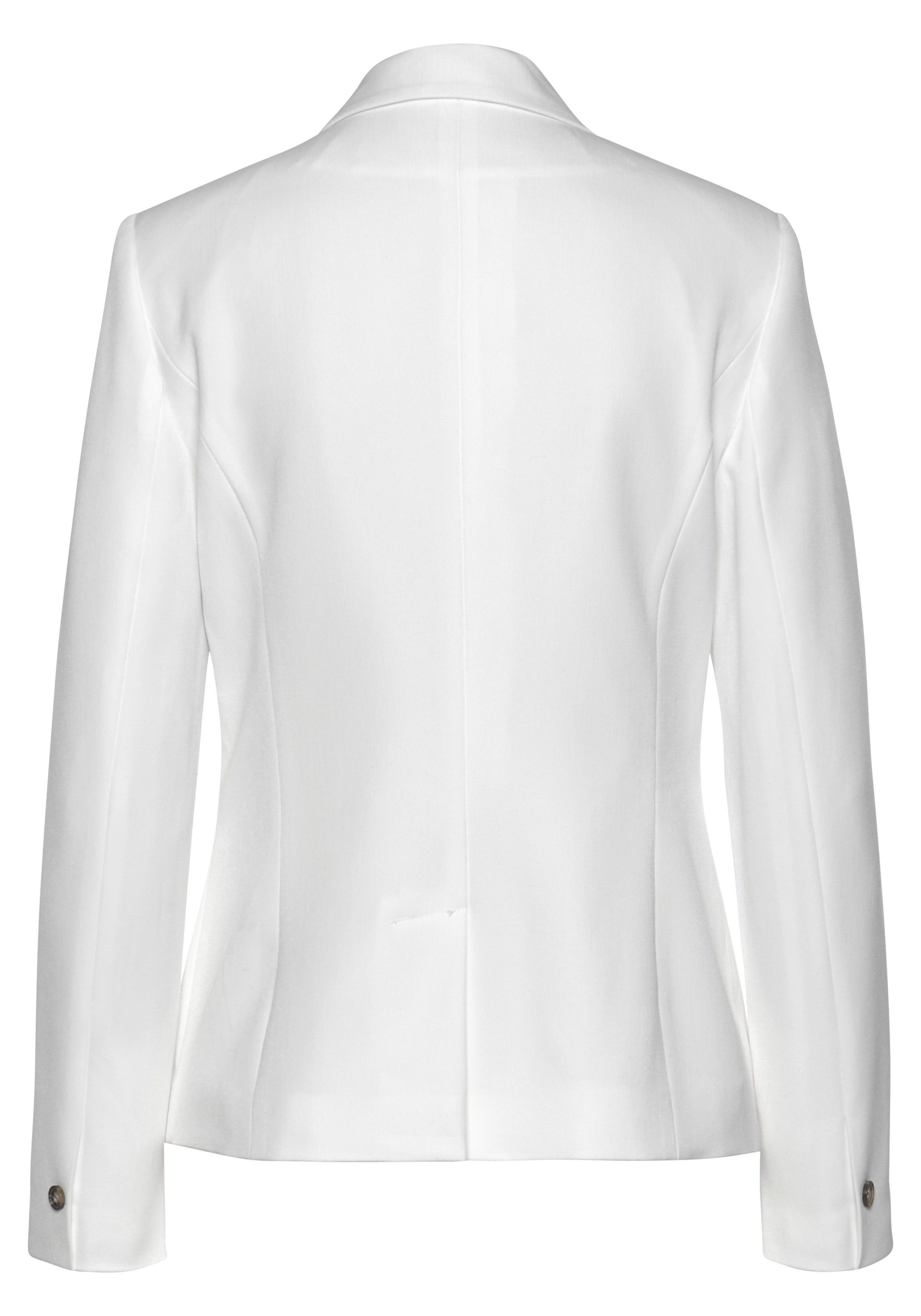 Lascana Korte blazer in klassieke vorm, getailleerde damesblazer, sportief elegant