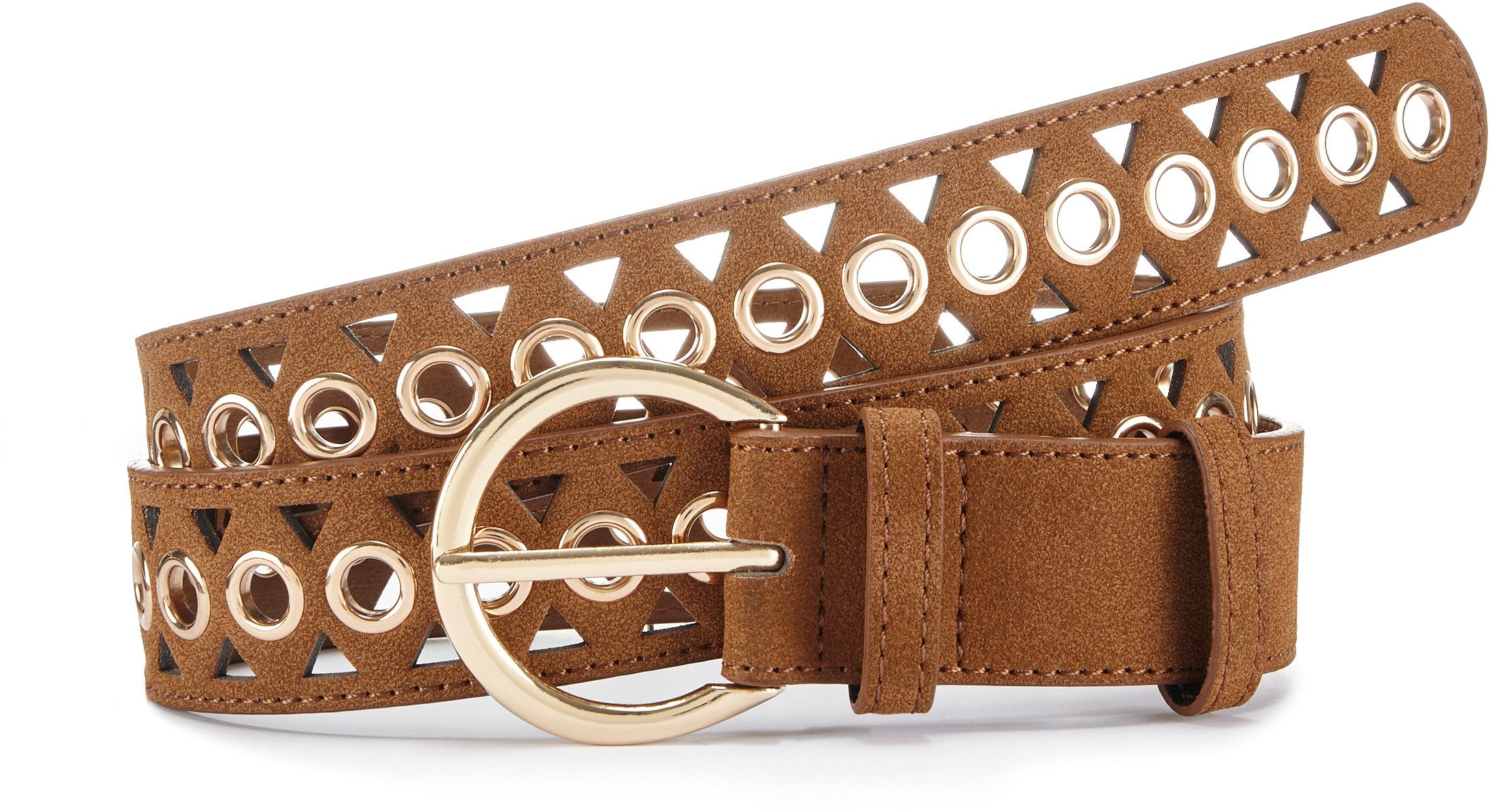 Lascana Heupriem Broekriem met kleine cut-outs, riem, jeansriem