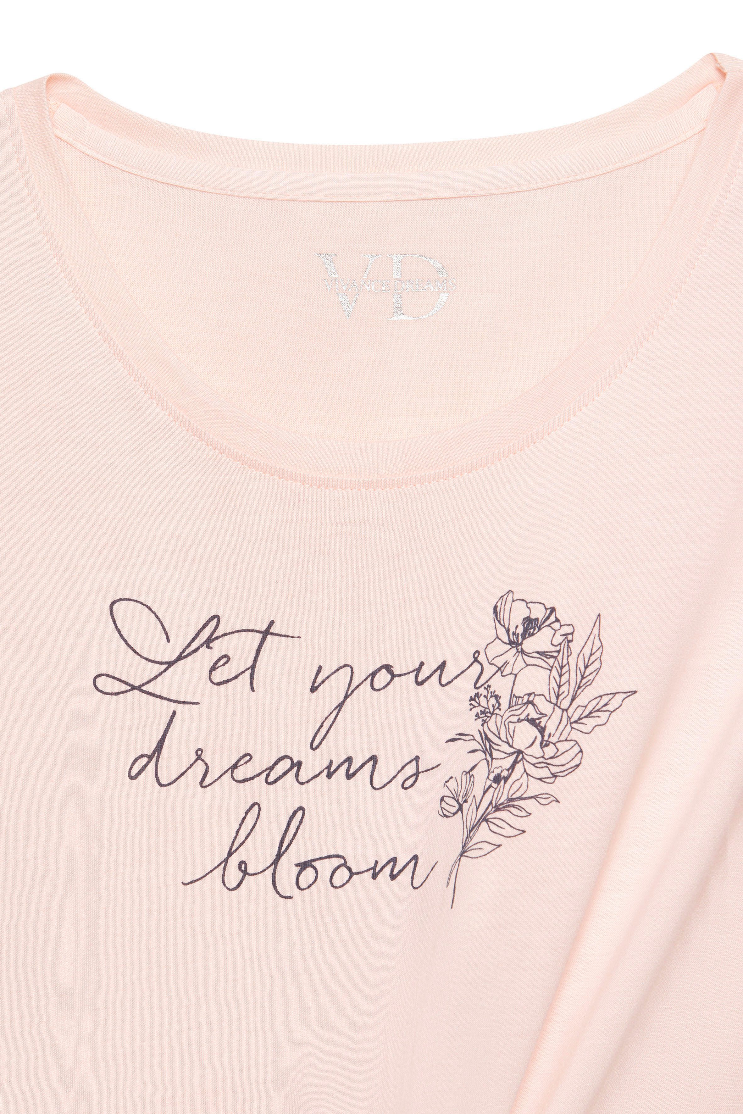 Vivance Dreams Pyjama top met frontprint