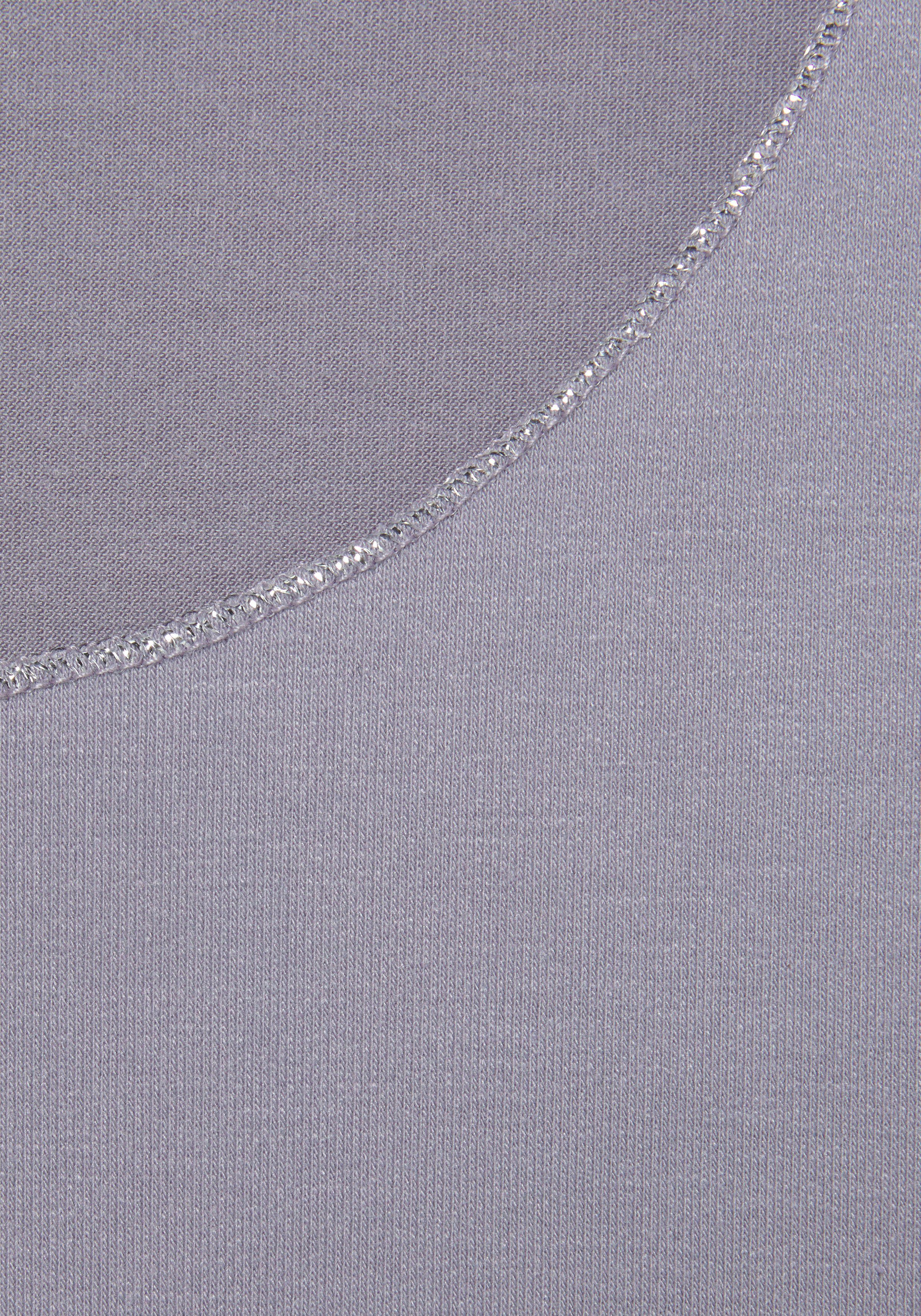 Lascana Shirt met ronde hals Met elegante glinsterafwerkingen in een gemakkelijk te onderhouden kwaliteit (1-delig)