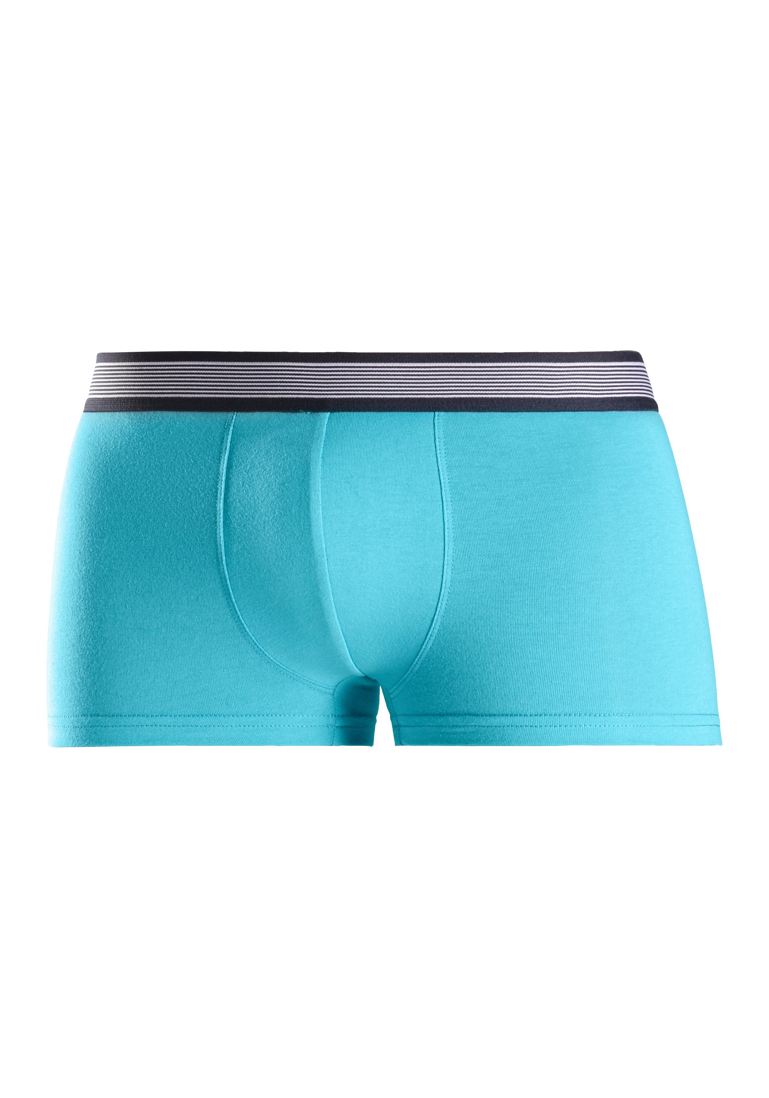 H.I.S Hipster strak zittende boxershorts van katoenmix (set, 4 stuks)