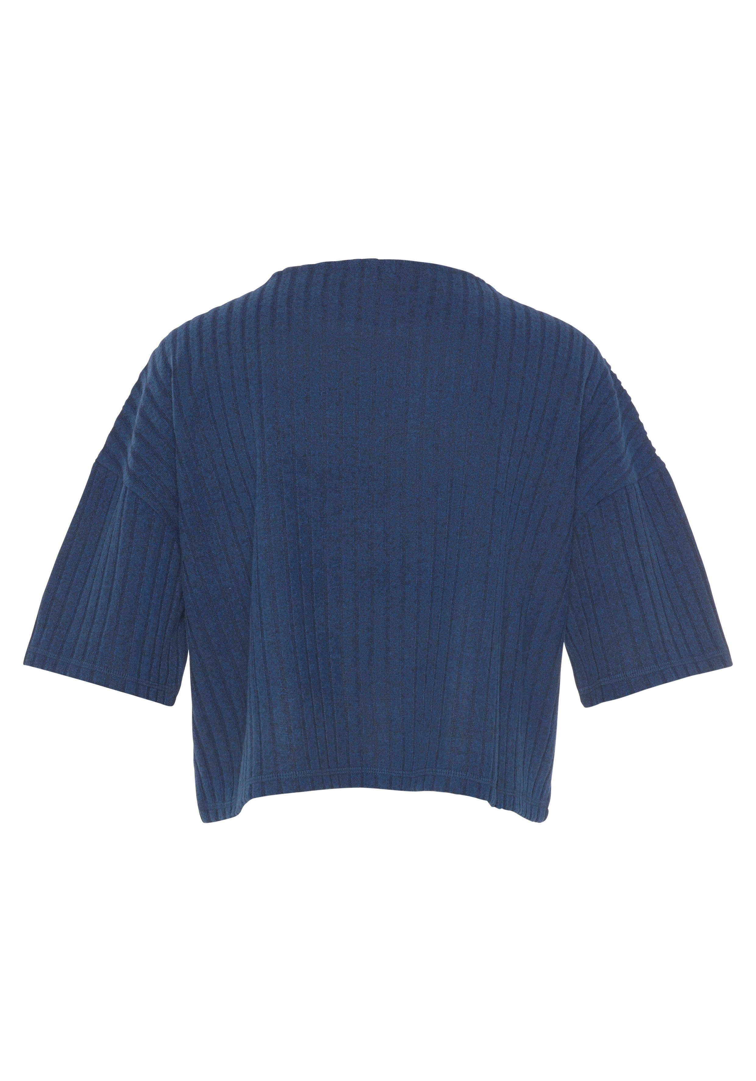 Lascana Shirt met 3/4-mouwen Loungeshirt Lounge-/gebreide shirt van zachte brei, loungewear
