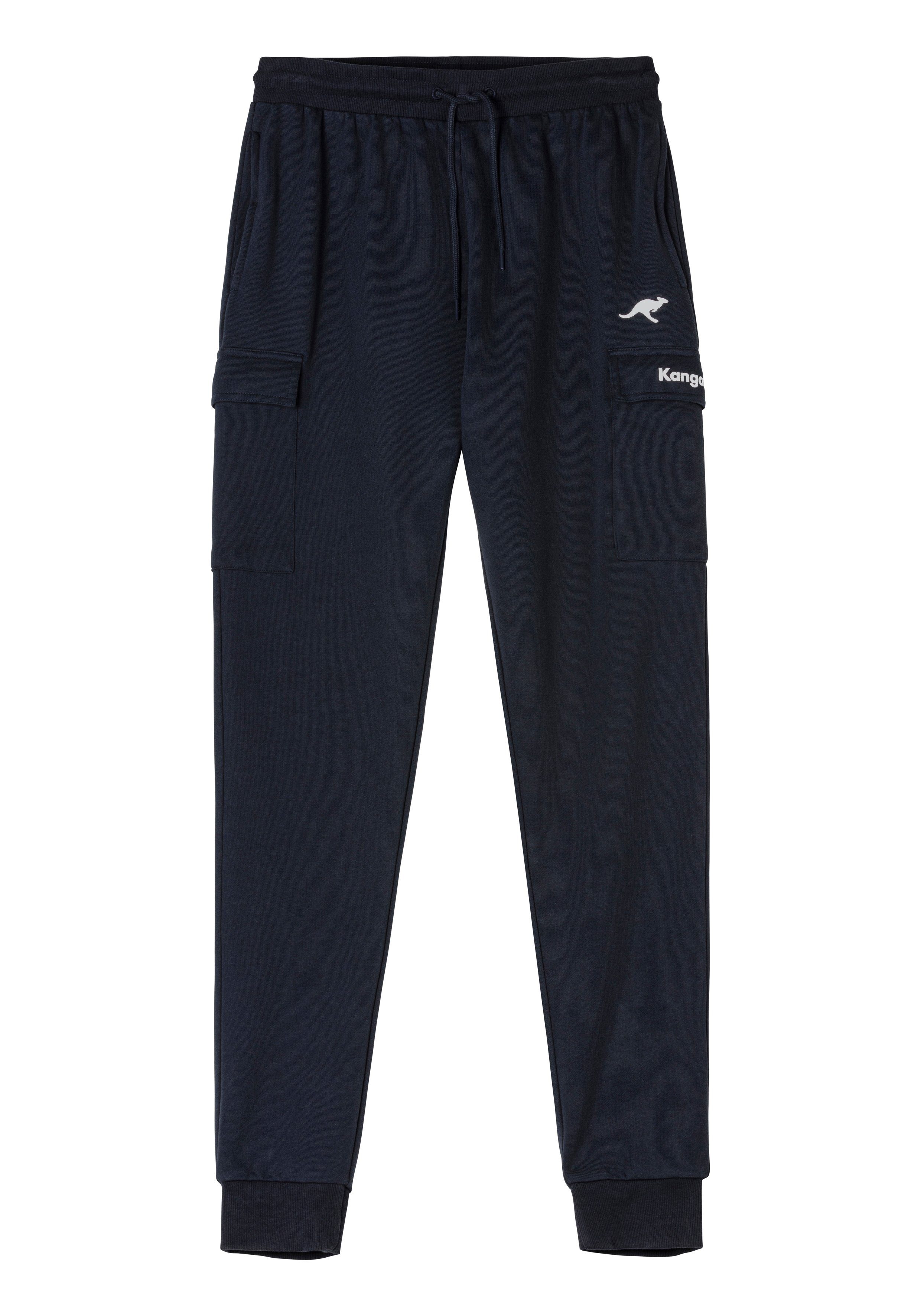 KangaROOS Sweatbroek Joggingbroek met koord, relaxbroek van lichte sweatkwaliteit