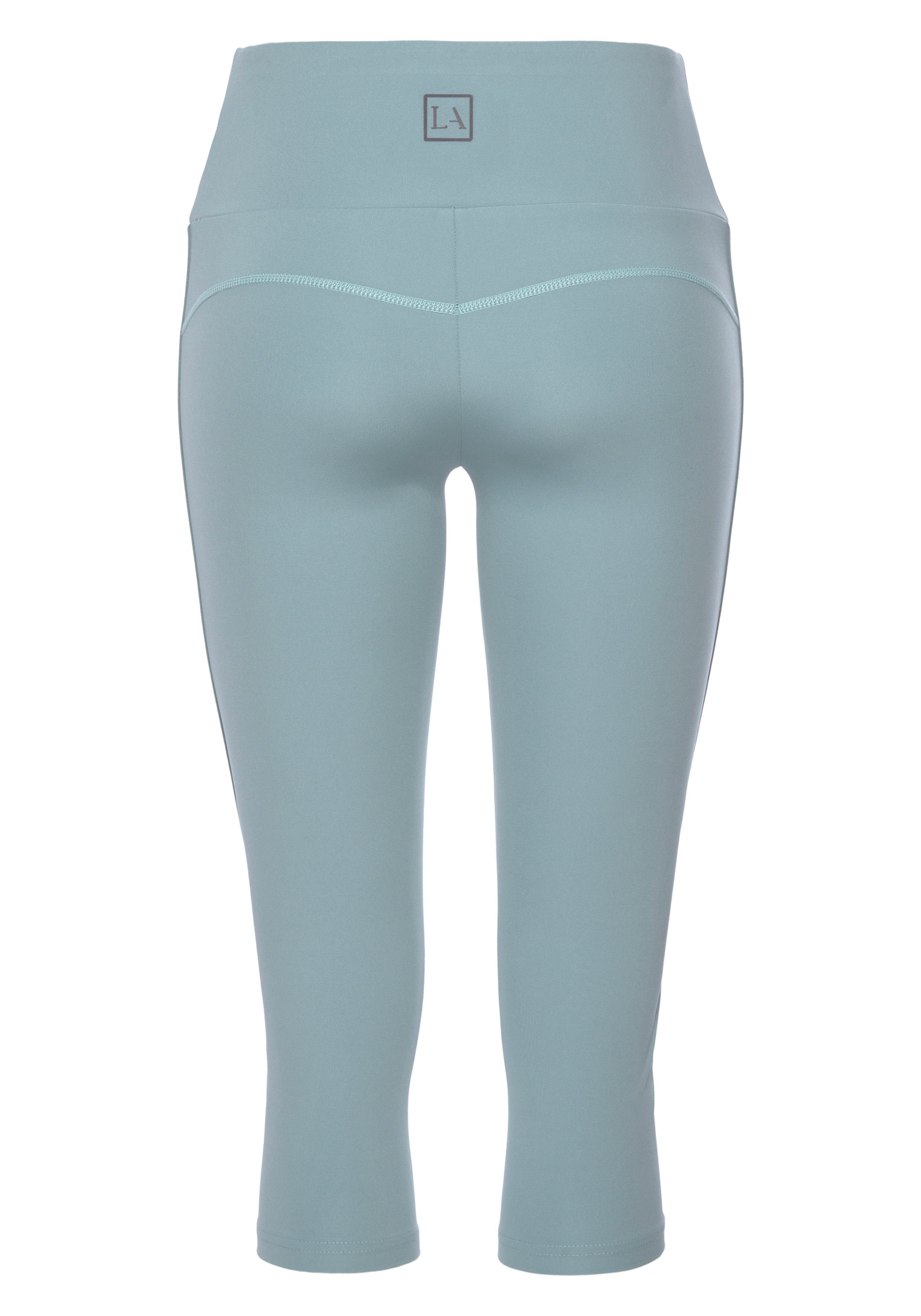active by Lascana Caprilegging met logo-tape opzij
