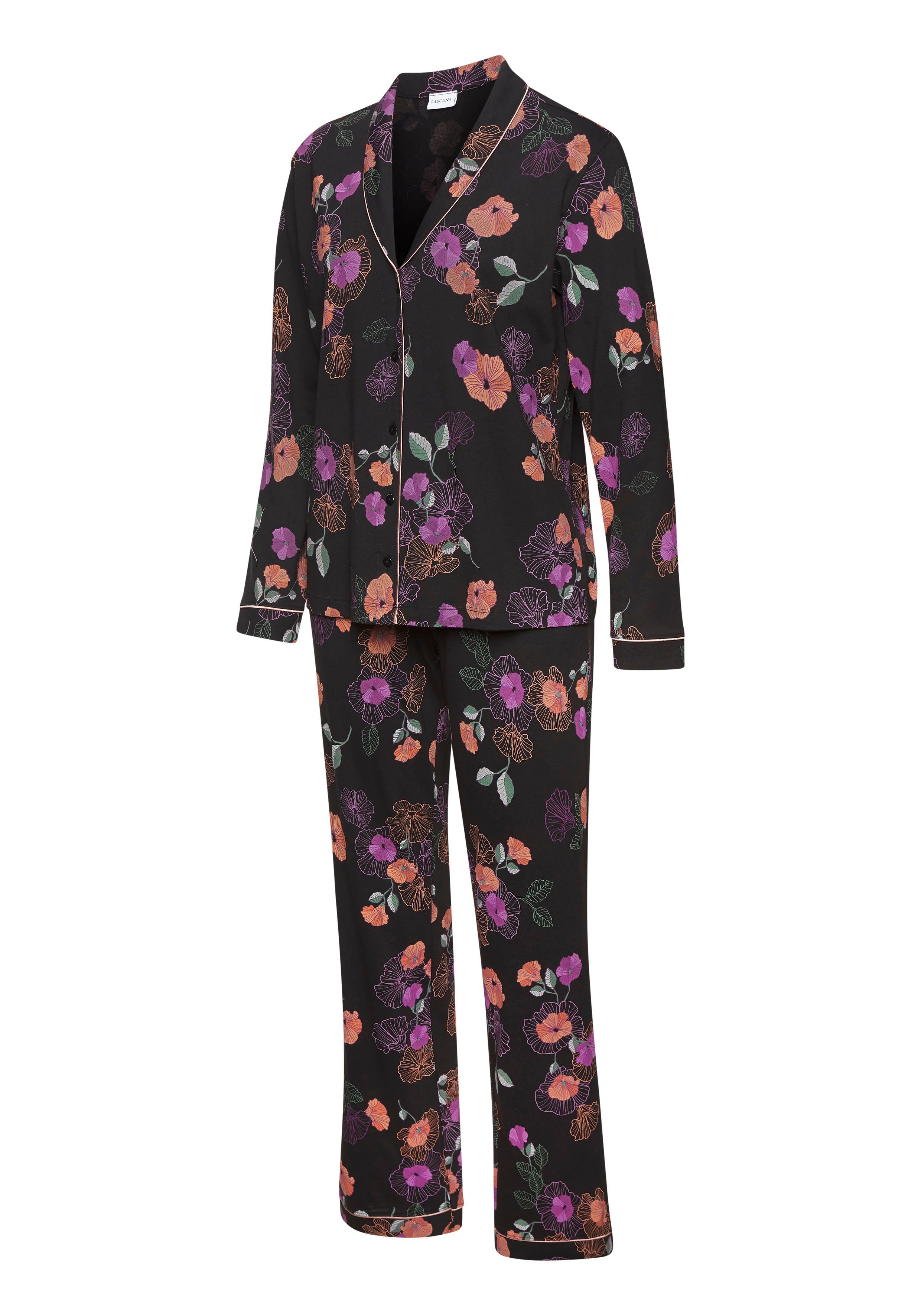 Vivance Dreams Pyjama met bloemdessin (2-delig)