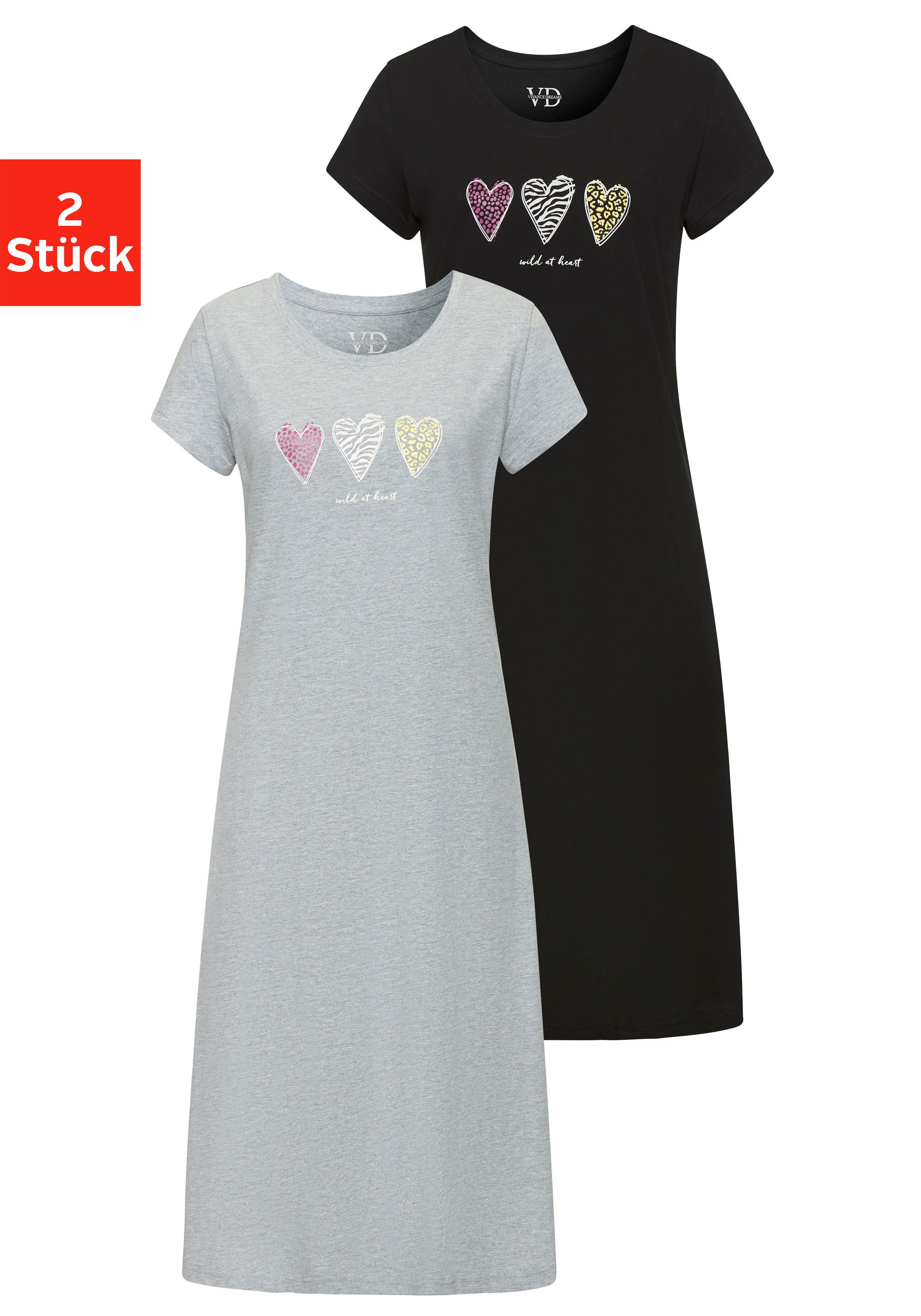 Vivance Dreams Nachthemd (Set van 2)