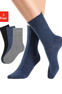 h.i.s sokken met comfortband ook geschikt voor diabetici (3 paar) multicolor
