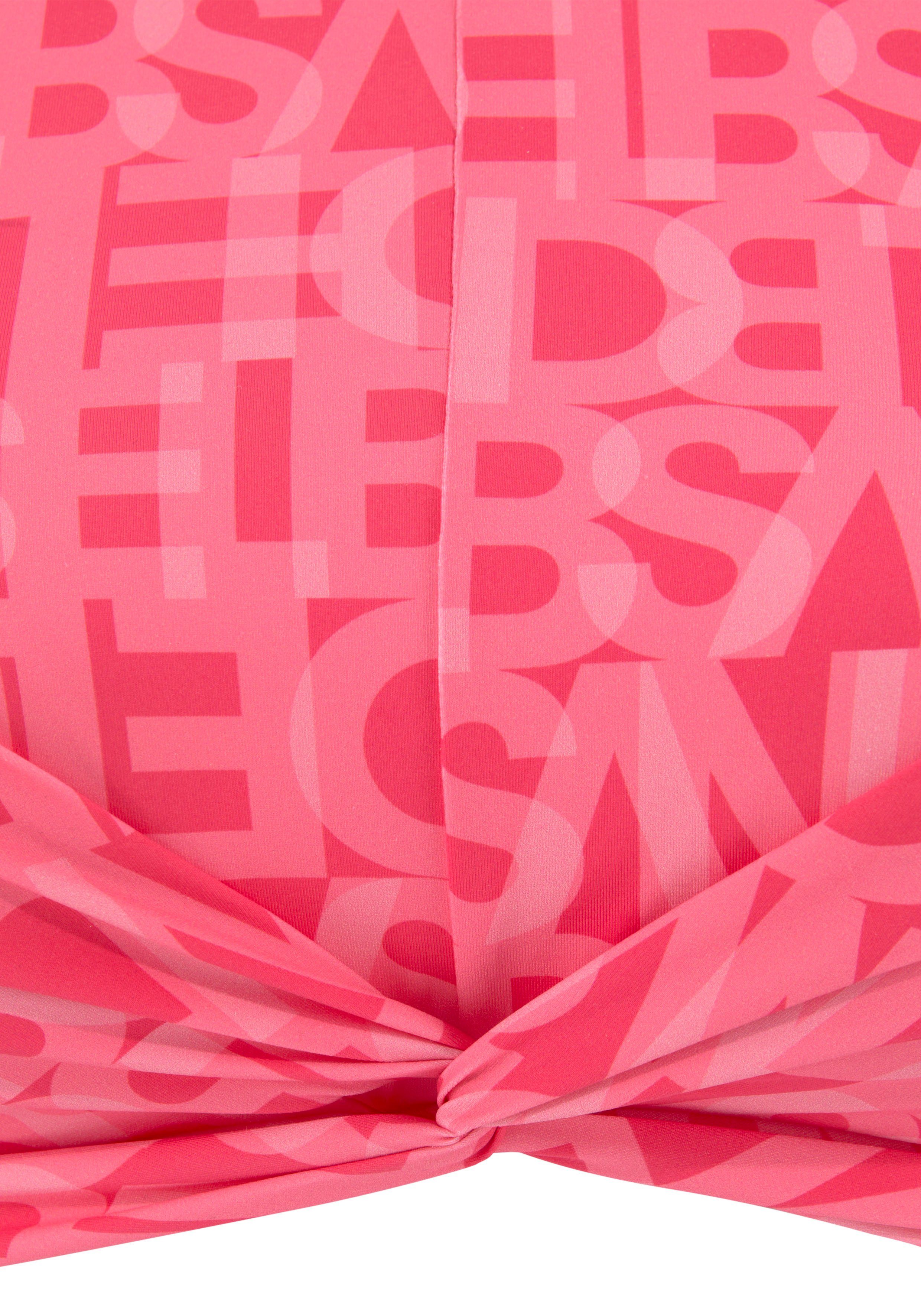 Elbsand Crop-bikinitop Letra met geweldige woorden