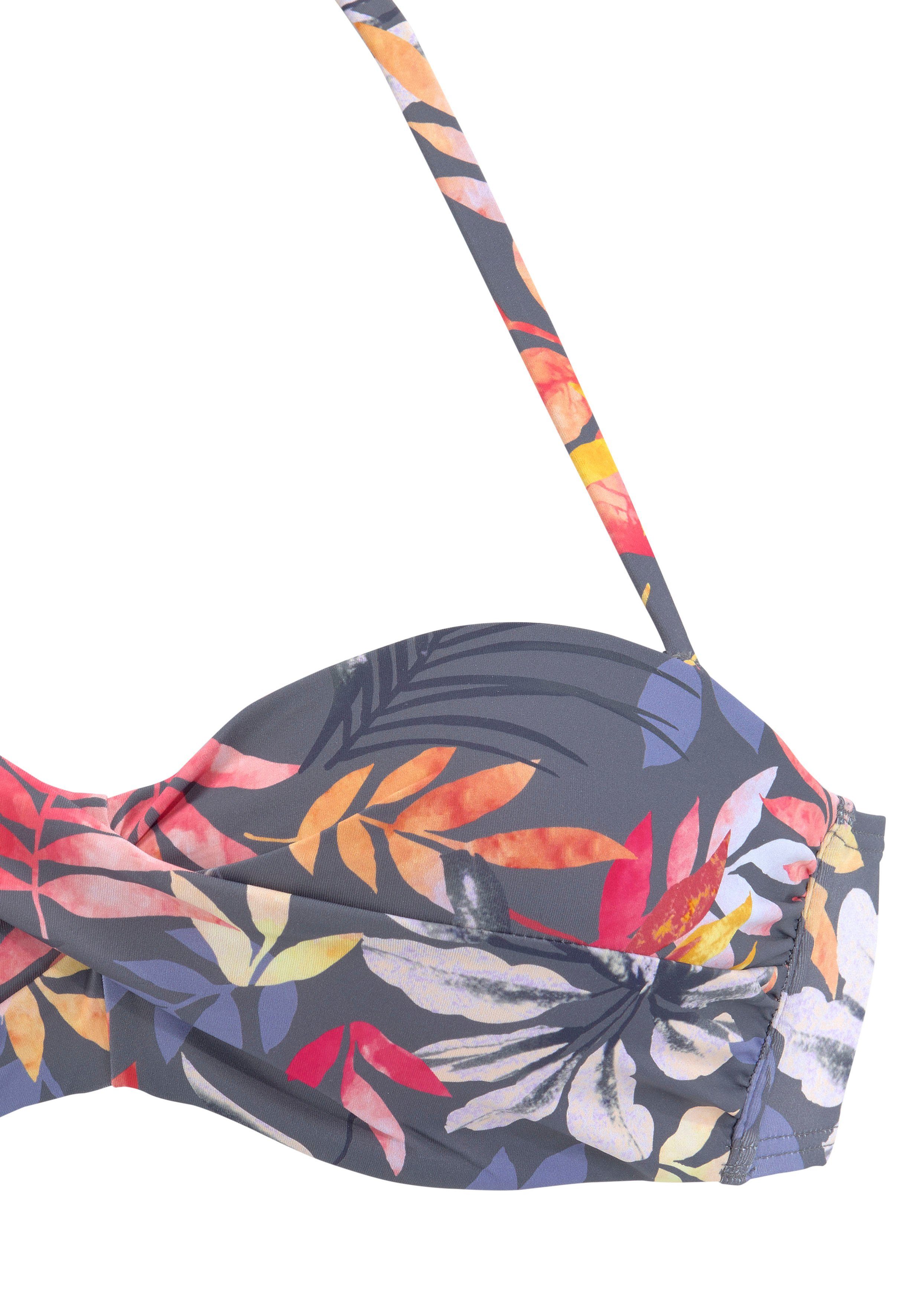 Vivance Beugelbikinitop in bandeaumodel Leilani in gedraaide look