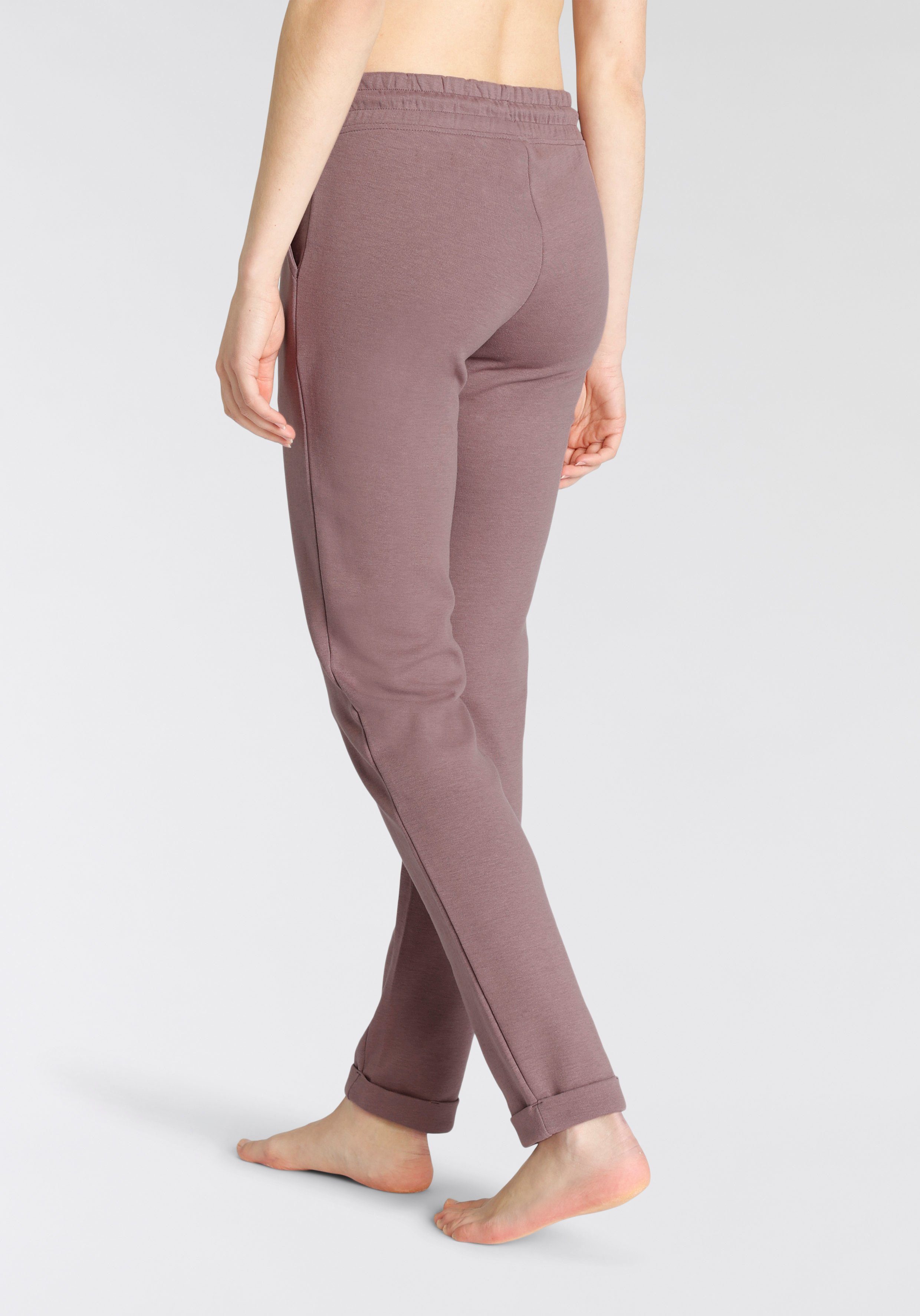 H.I.S Sweatbroek / relaxbroek / sweatbroek Slipbroek met kleine omslag aan de zoom, loungewear