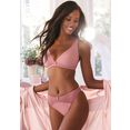 lascana bralette-bh magic touch dessous in innovatieve microtouch-kwaliteit bruin