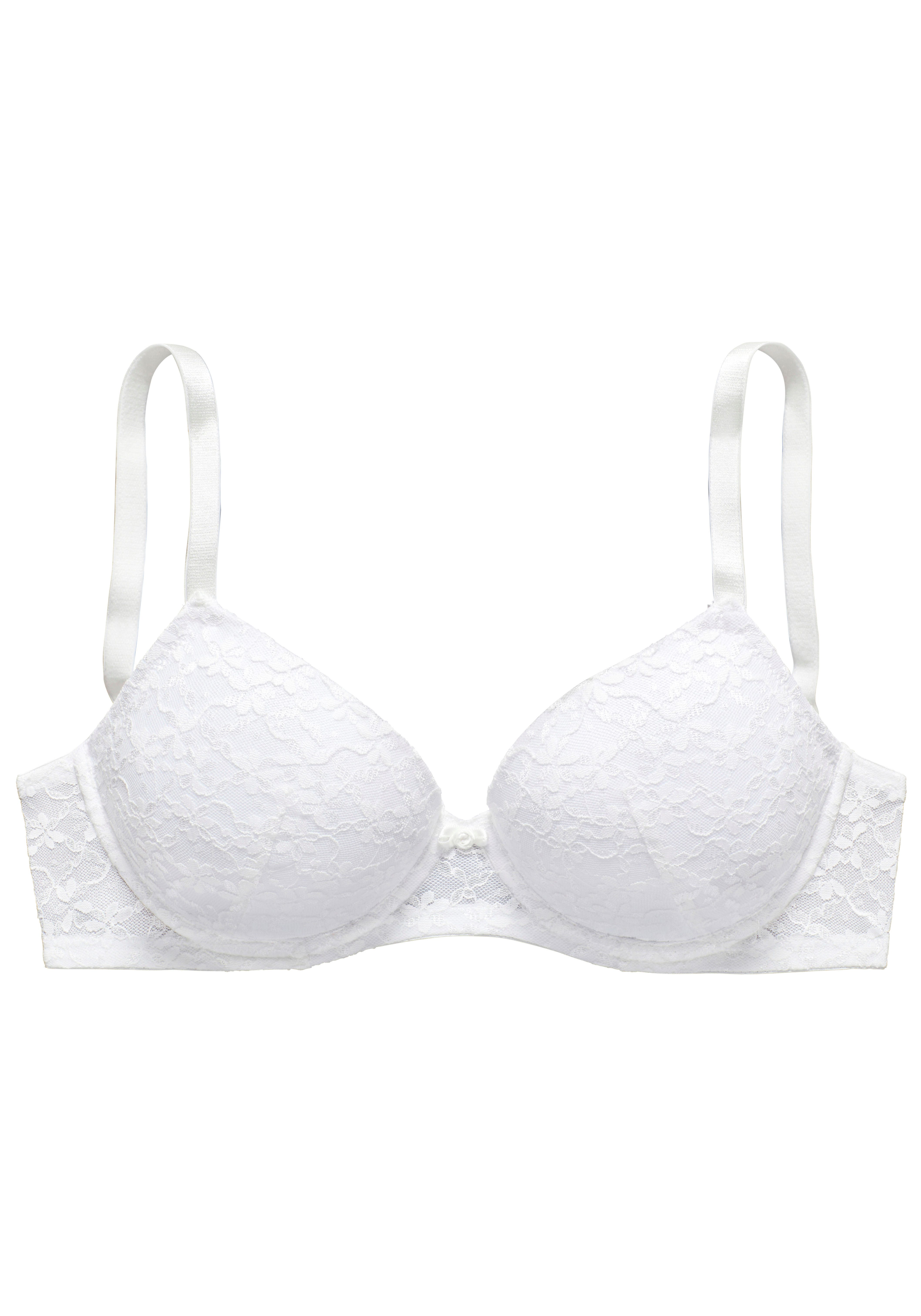 Vivance Push-up-bh met beugel van delicate kant in bloemige uitstraling, sexy lingerie