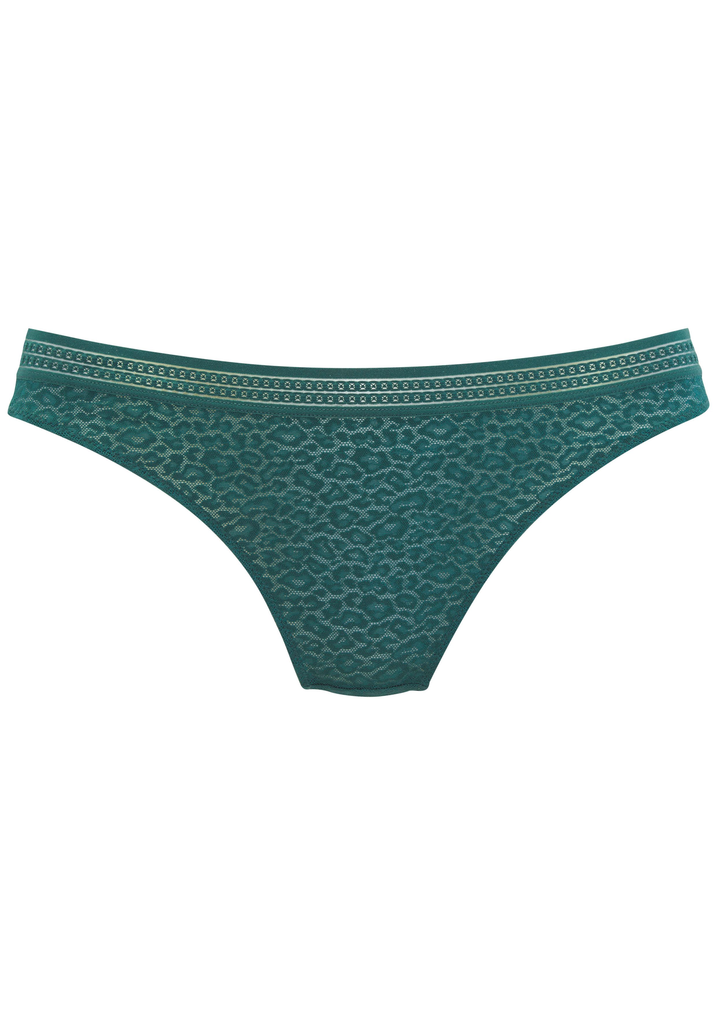Lascana String Freya van kant in leoprint met modieuze band, sexy lingerie