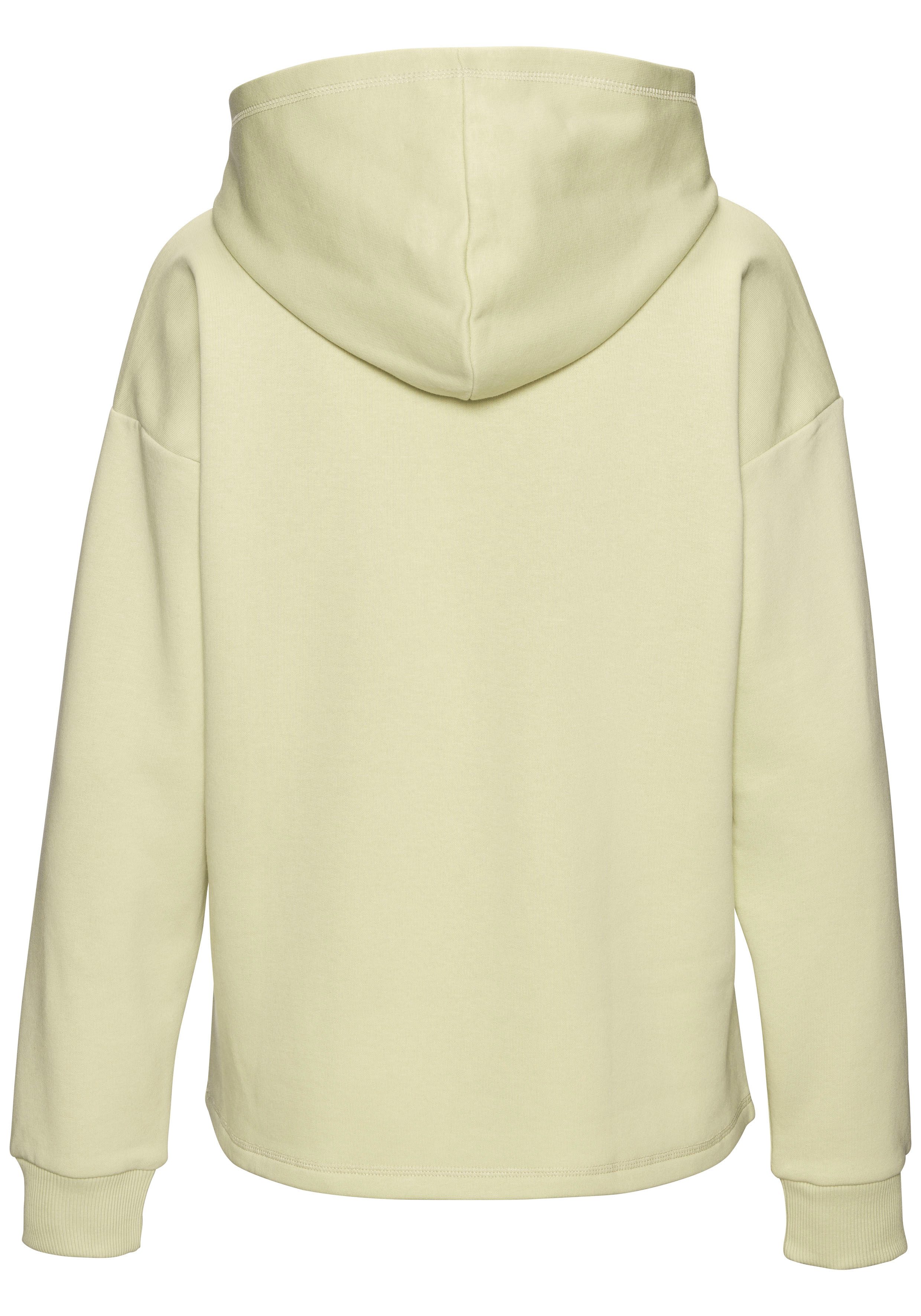 Lascana Hoodie -Capuchonsweatshirt, Loungeshirt Capuchon sweatshirt, loungetop met voorprint, loungewear (1-delig)