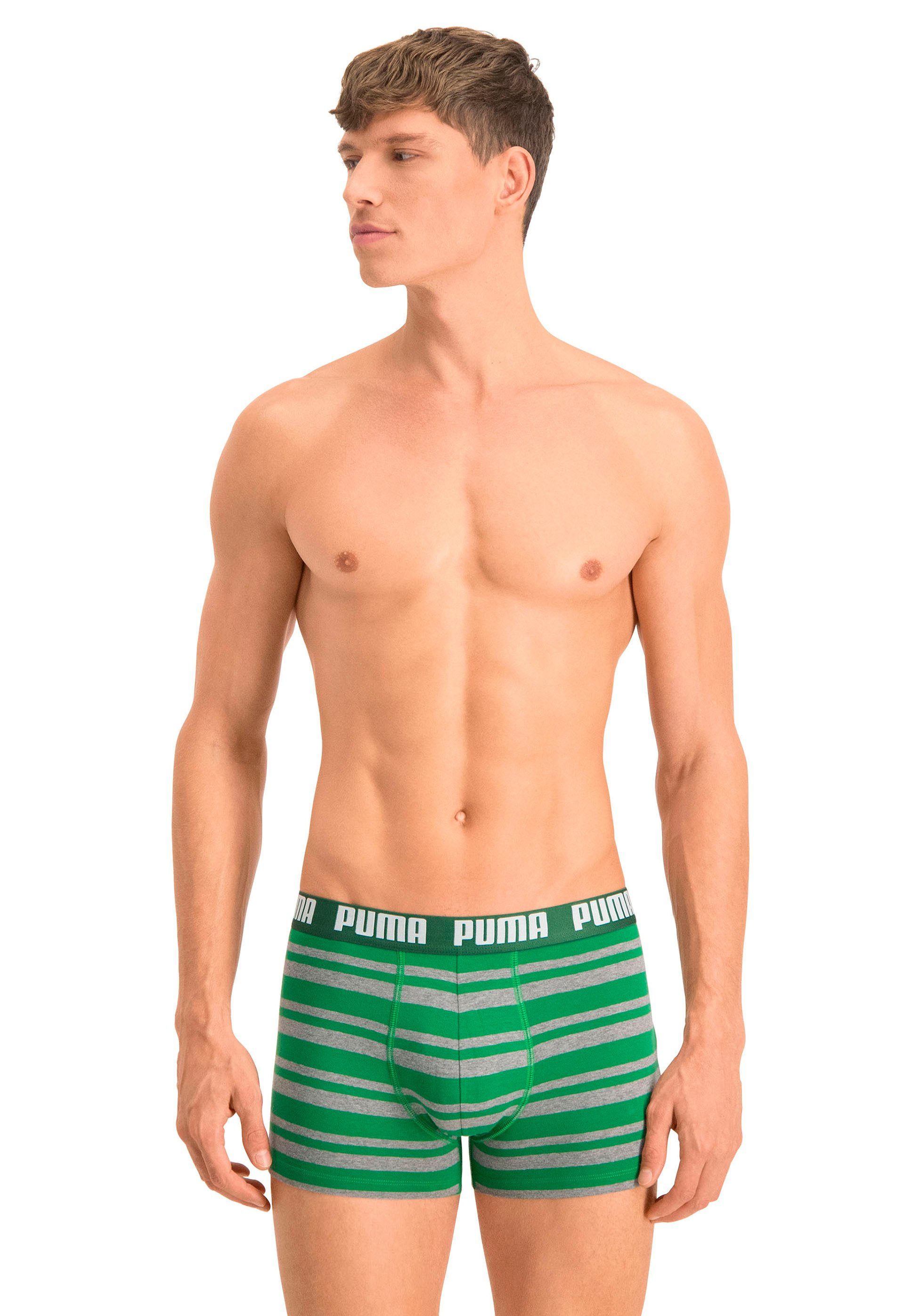 PUMA Boxershort met contrastkleurig opschrift (2 stuks, Set van 2)