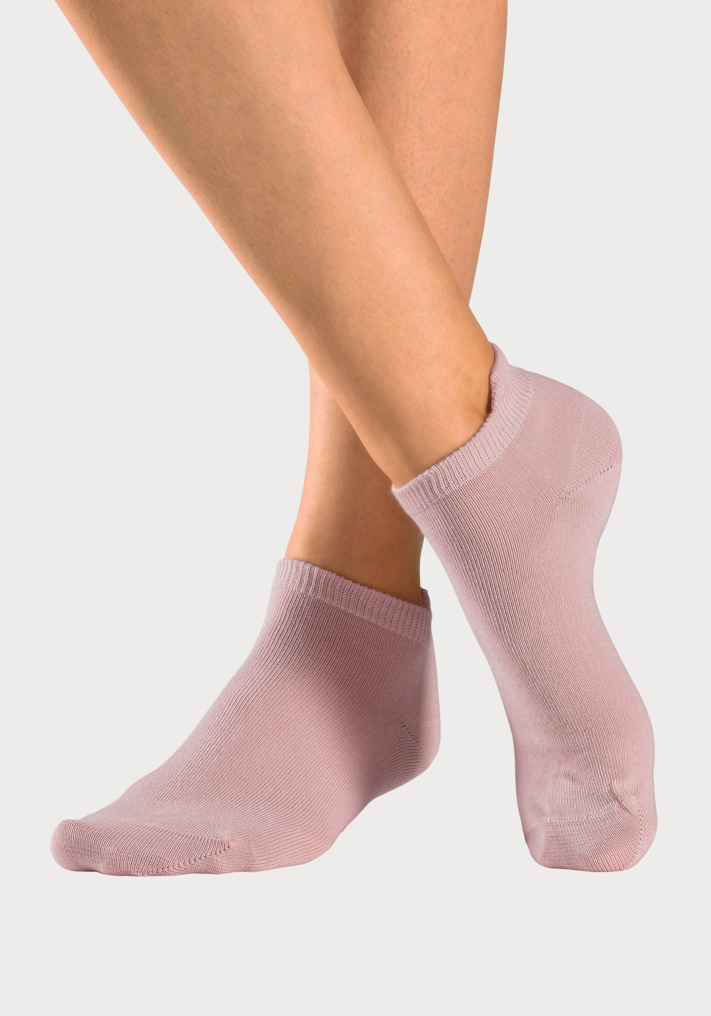 H.I.S Sneakersokken met verlengd boord aan de achterkant (set, 8 paar)