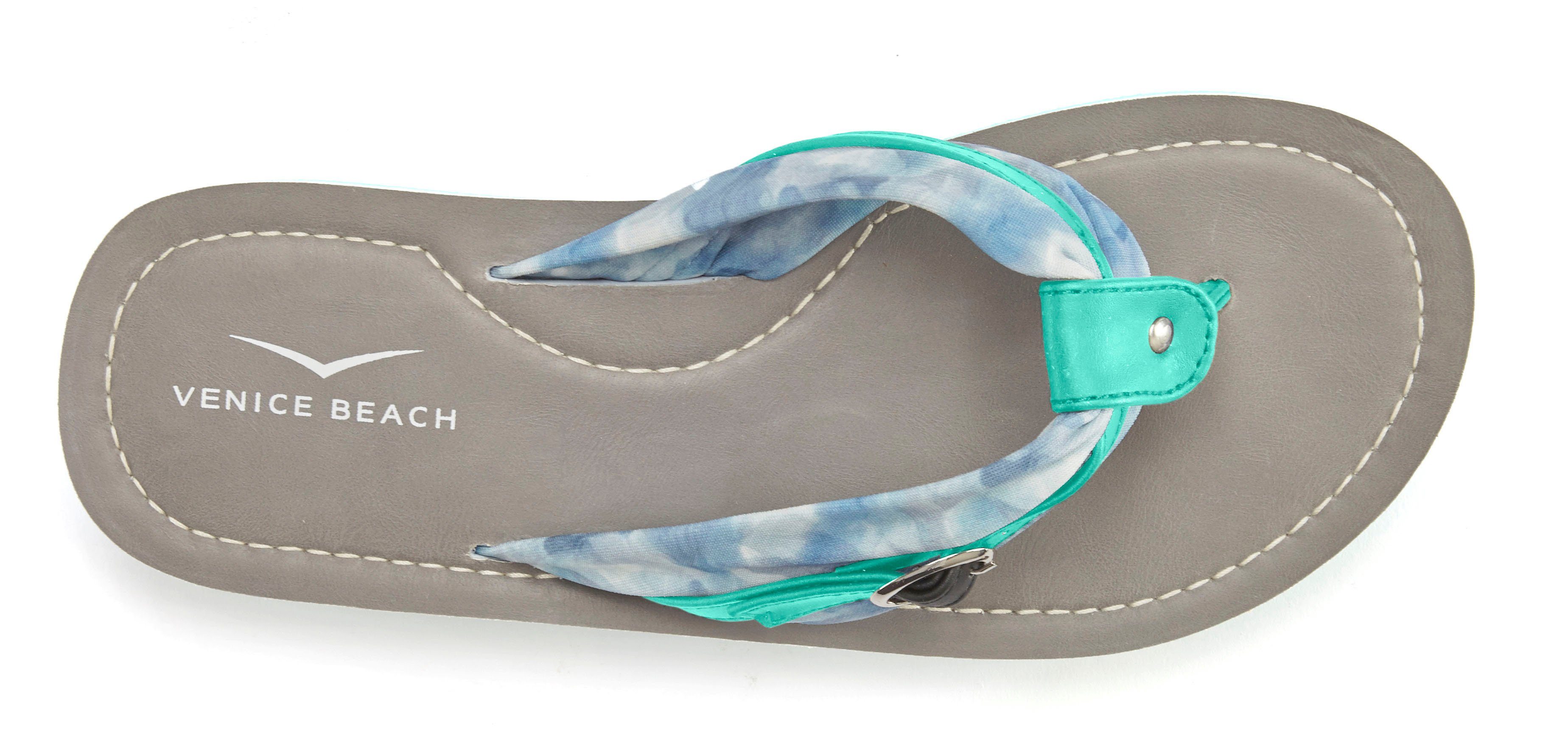 Venice Beach Badslippers Sandaal, pantoffel, badslipper, flip flop met modieuze print VEGAN