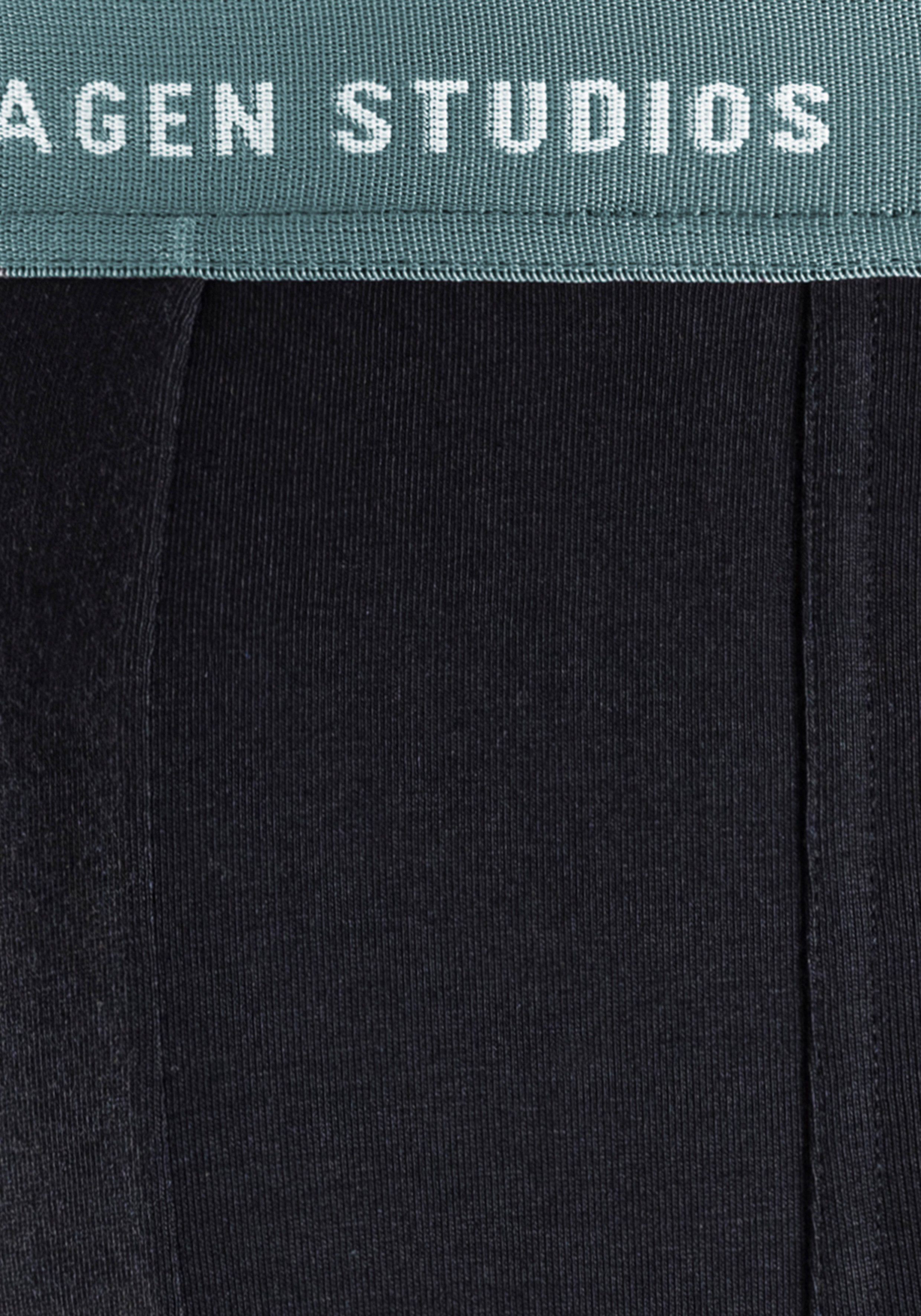 Copenhagen Studios Lange boxershort Boxershorts voor heren met langere pijpen en logo-tailleband (set, 3 stuks)