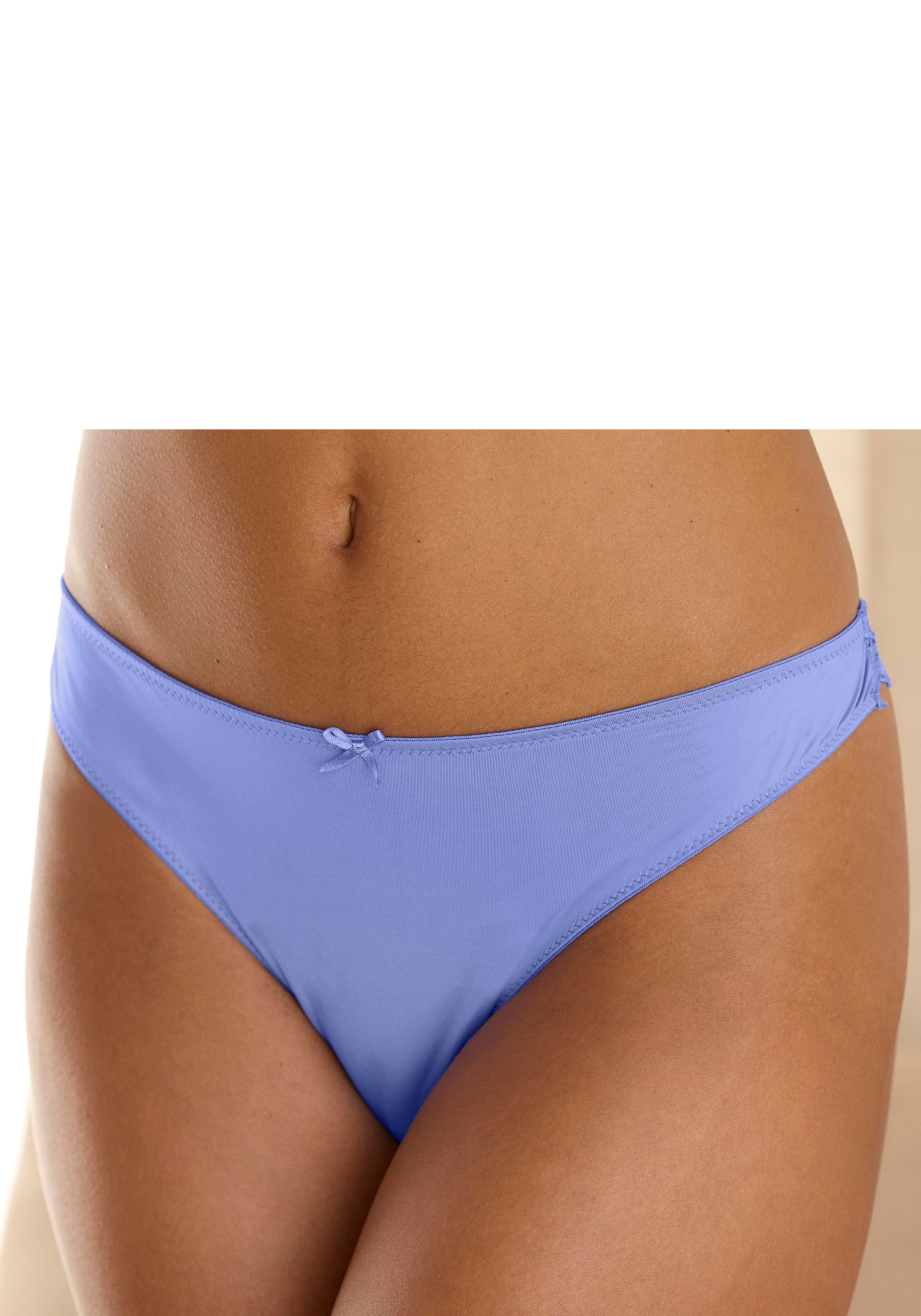 Petite fleur String achter geheel van fijne jacquard-kant (3 stuks)