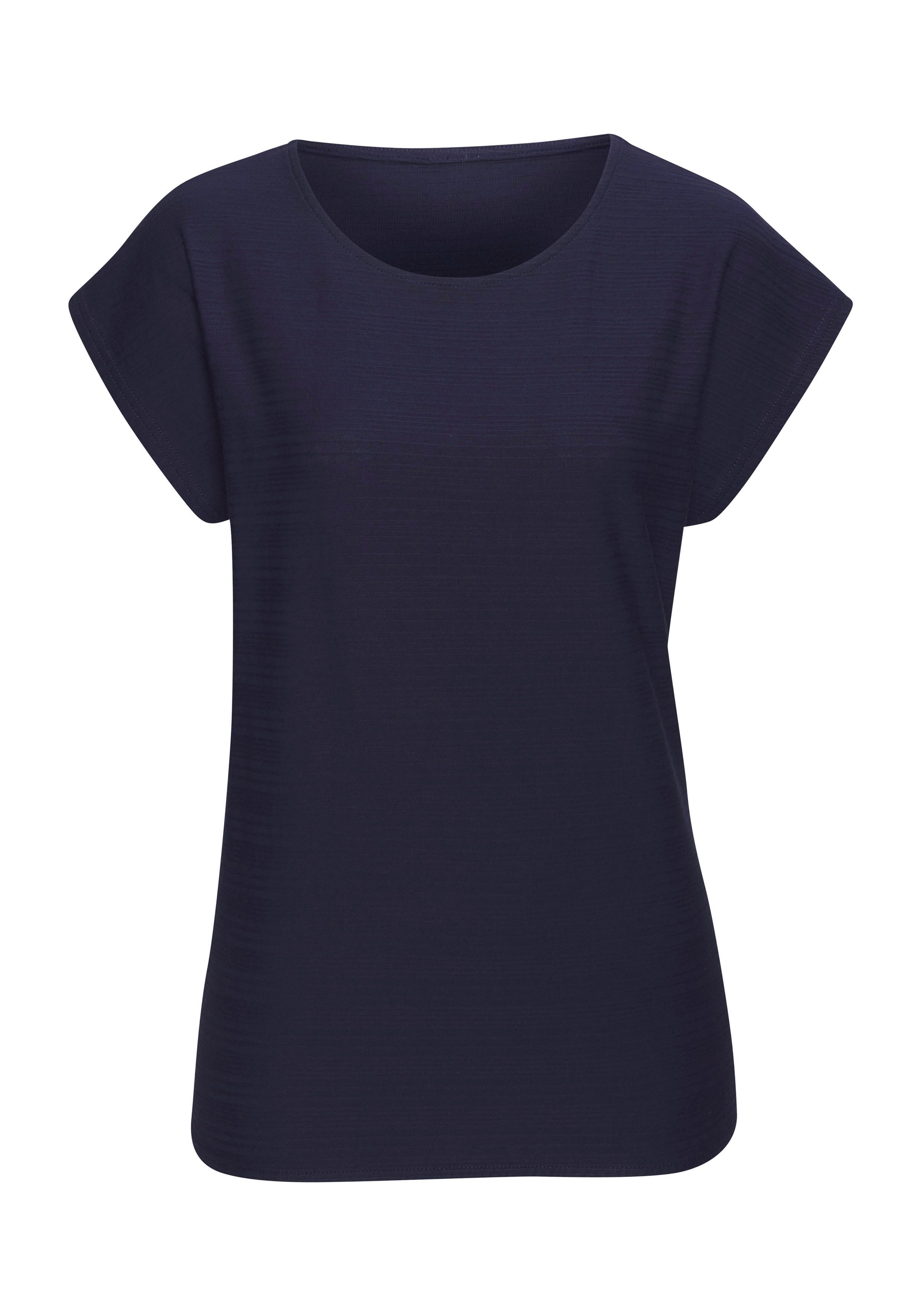 Vivance T-shirt Met modieuze streepstructuur in een zachte katoenkwaliteit (set)