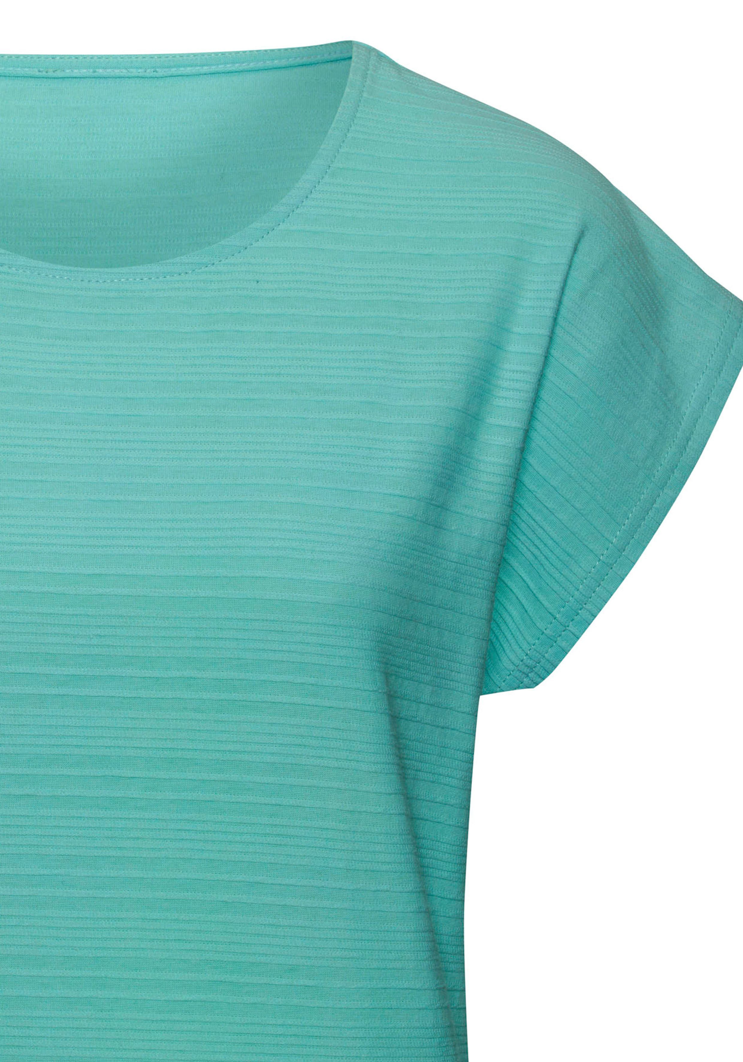 Vivance T-shirt Met modieuze streepstructuur in een zachte katoenkwaliteit (set)
