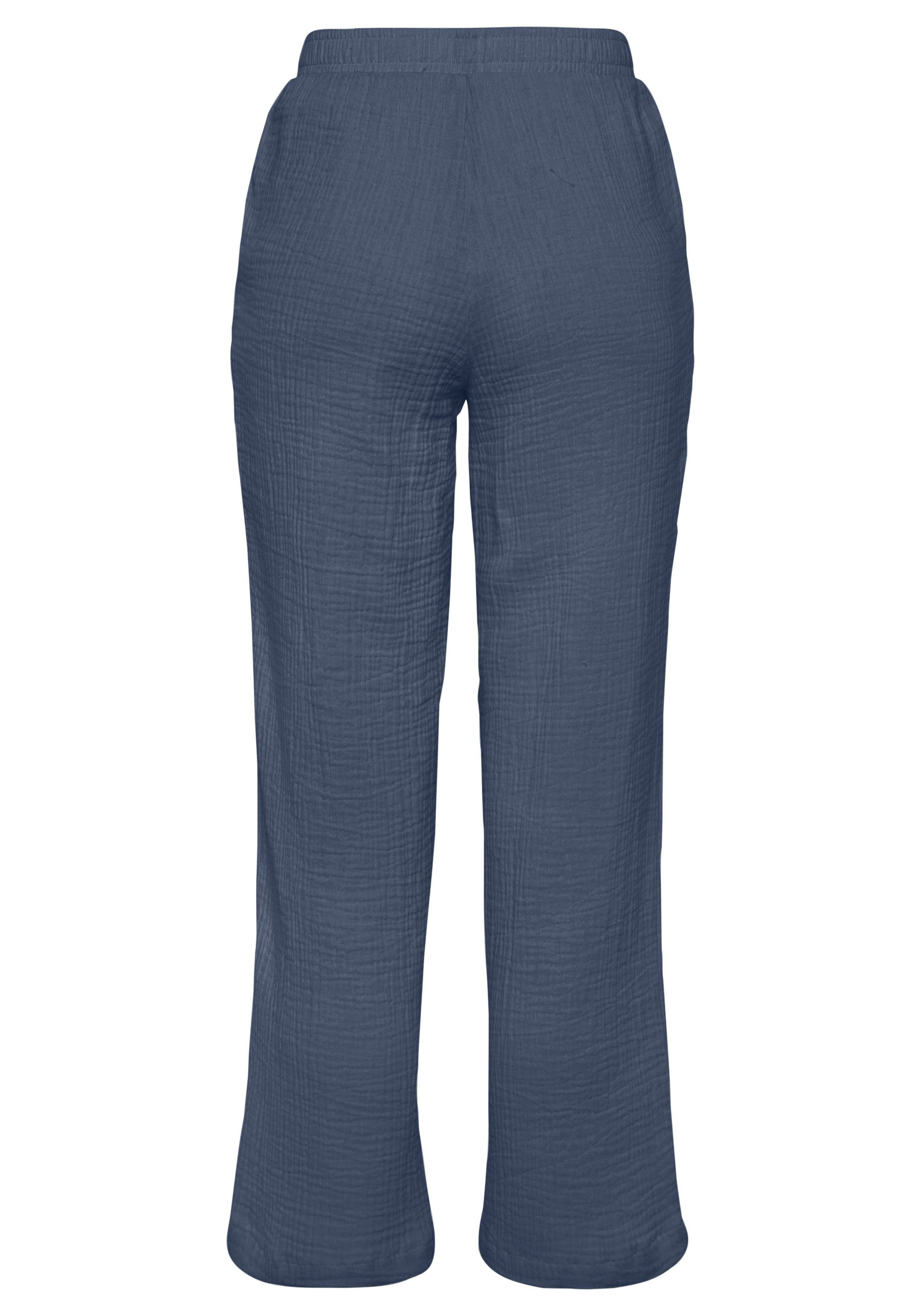s.Oliver RED LABEL Beachwear Culotte van geweven mousseline stof