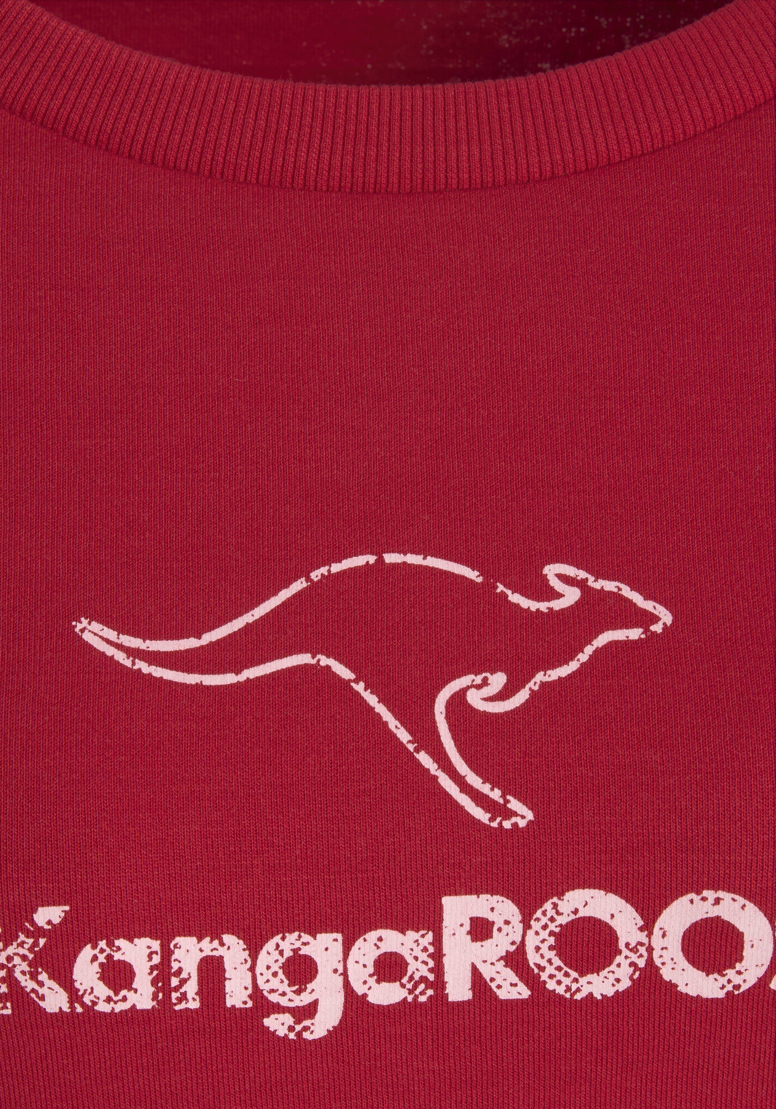 KangaROOS Sweatshirt met contrasterende logoprint, loungepak