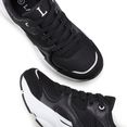lascana sneakers met ultralichte chunky-zool in een leuke kleurencombinatie zwart