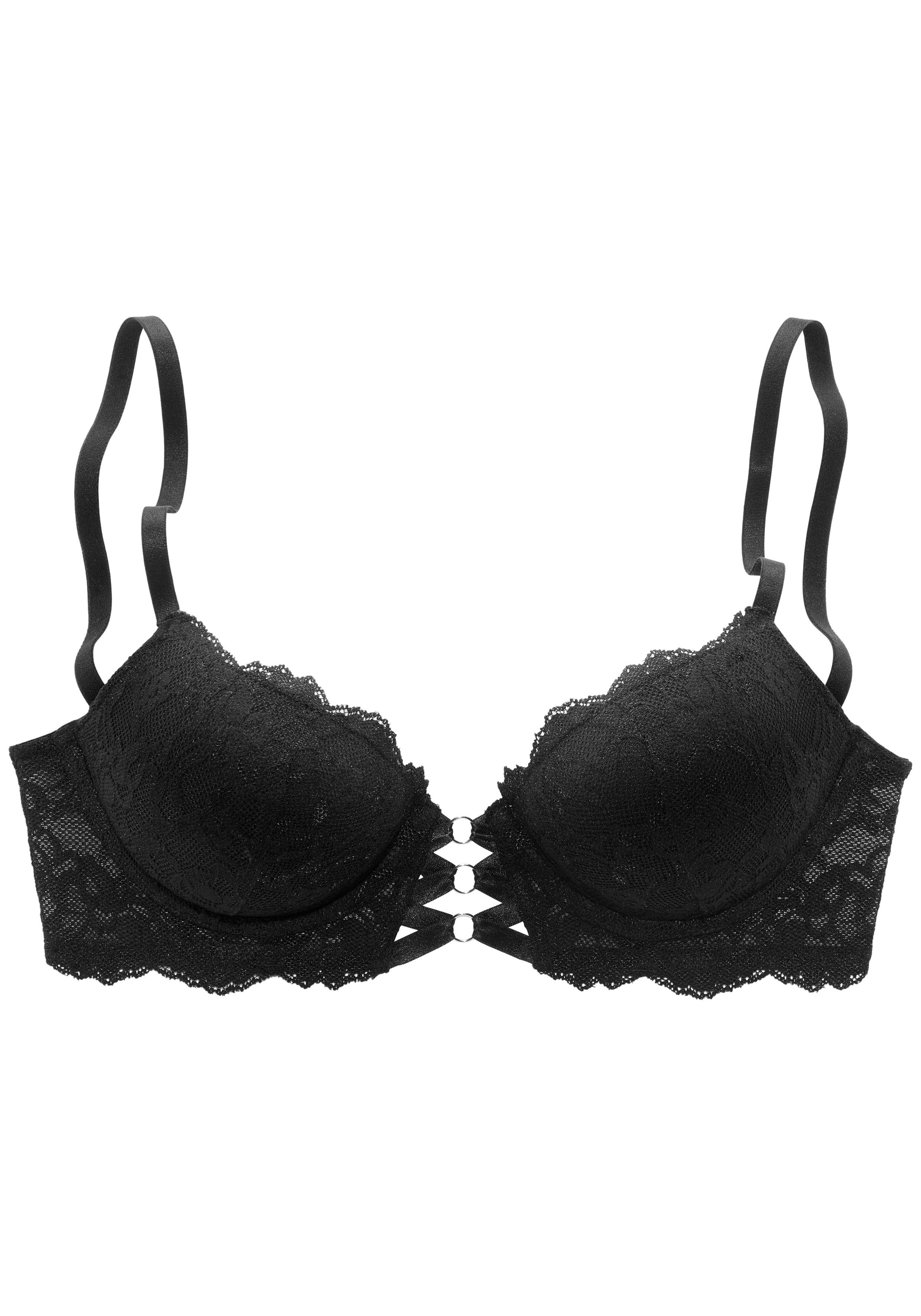 Lascana Push-up-bh in opwindende luipaard-look, sexy dessous