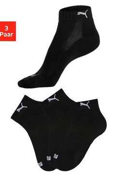 puma korte sokken (3 paar) zwart