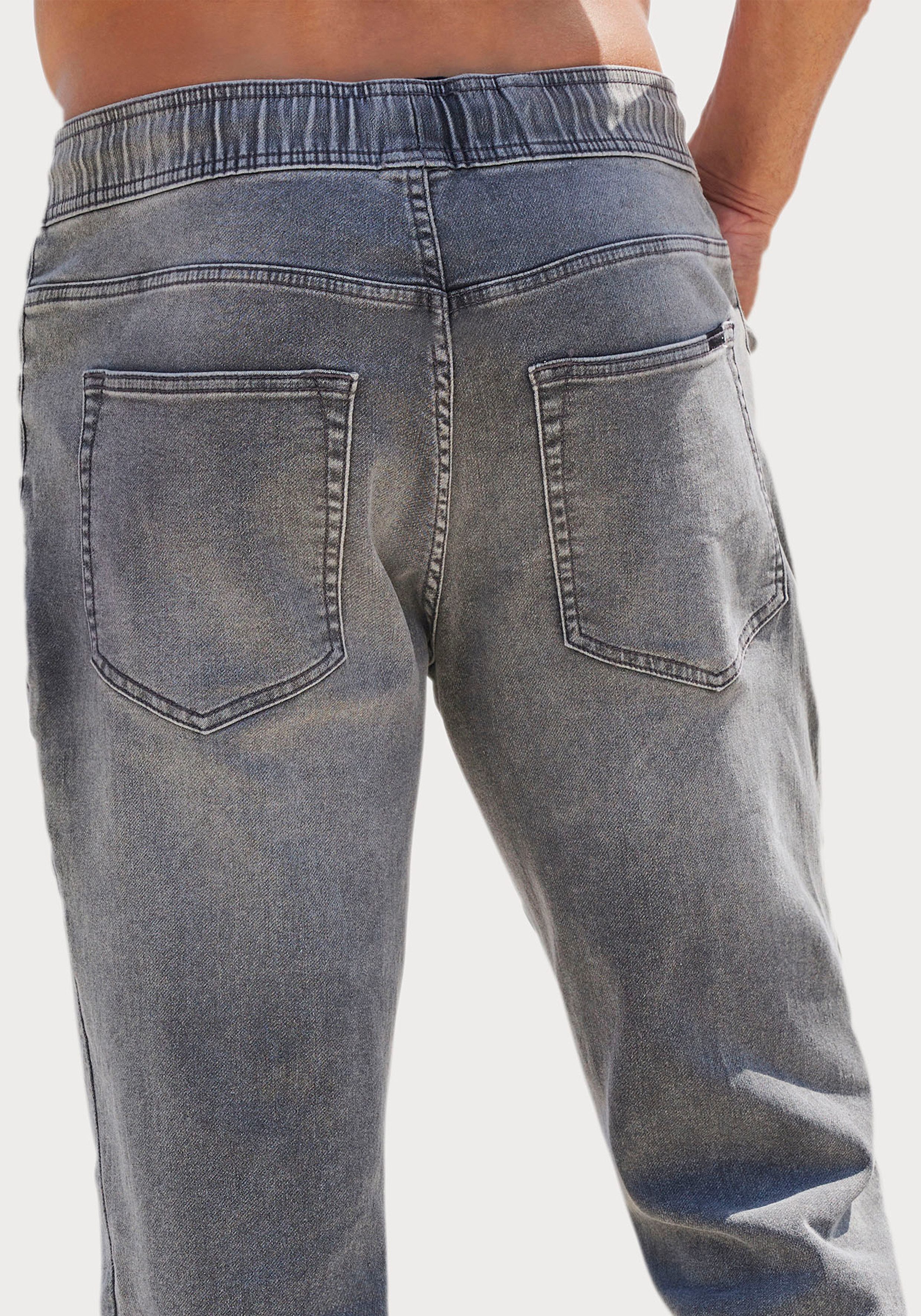 John Devin Joggingbroek Joggpants met elastische band van zachte stretchkwaliteit